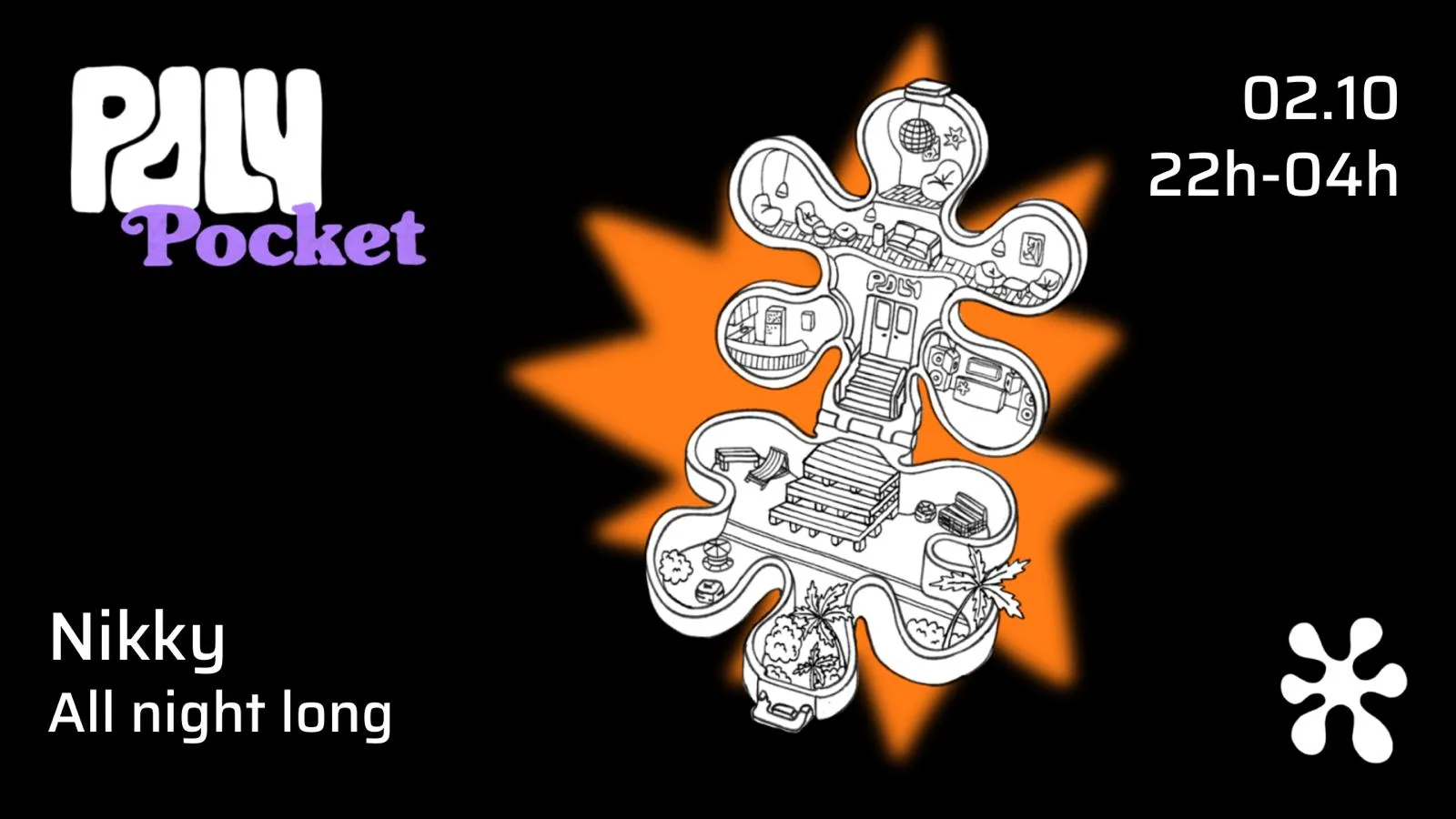 Poly • Pocket : Nikky All Night Long Cover