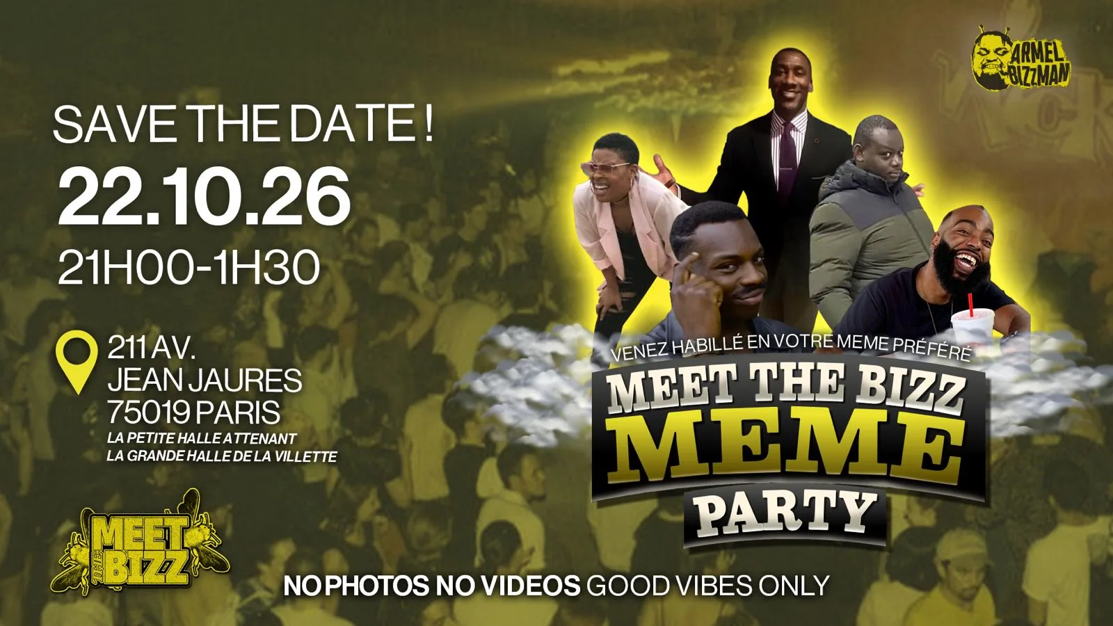 Meet The Bizz : R&B Meme Party I 22.10.26 Cover