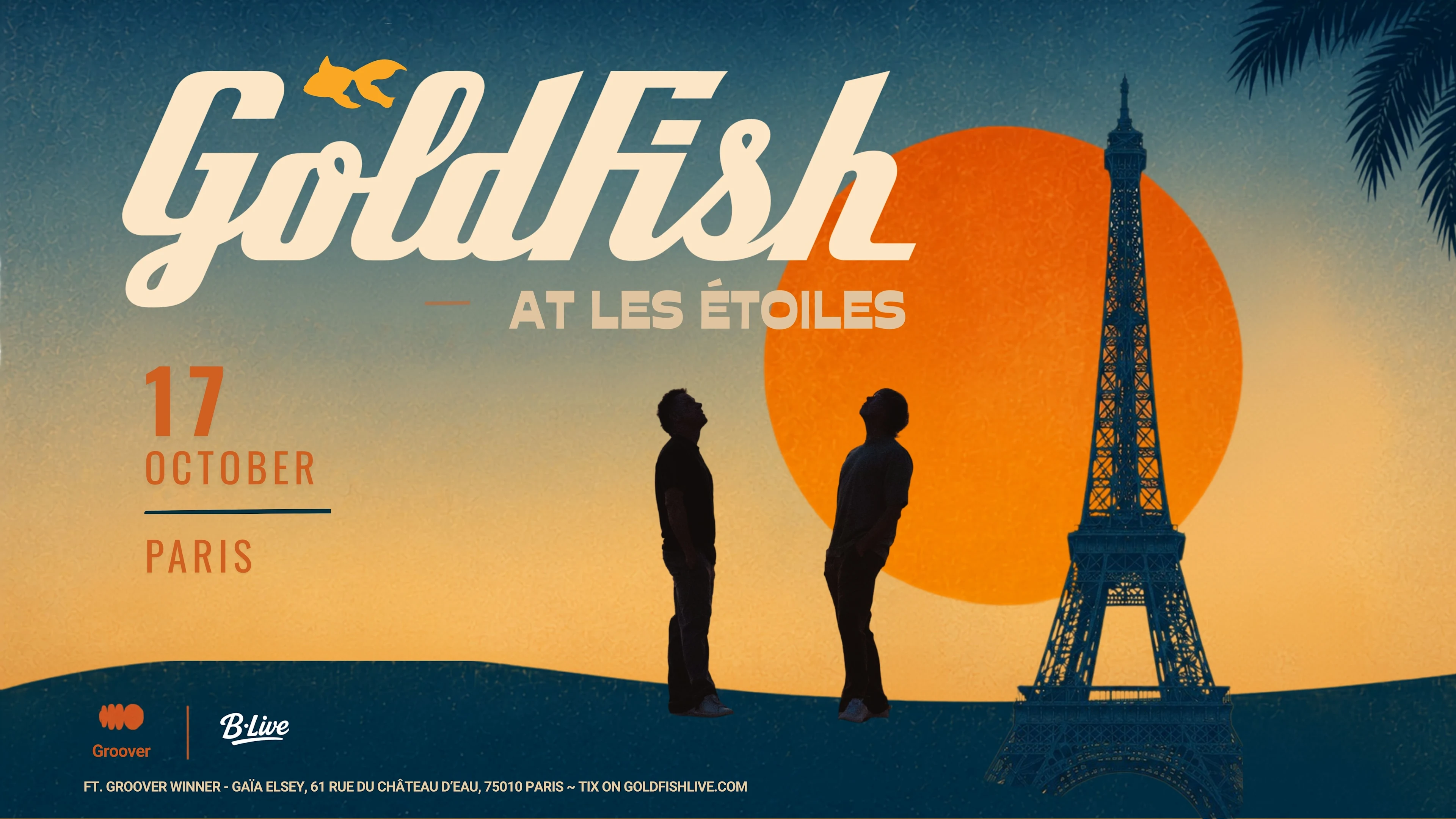 Goldfish Live In Paris! Cover