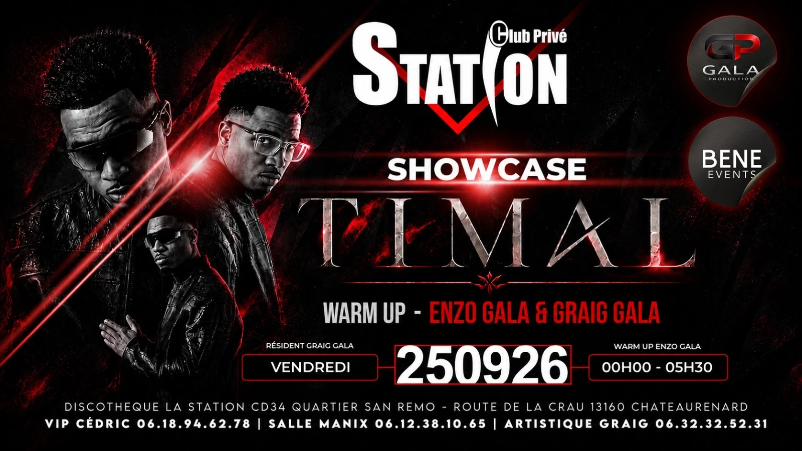 Timal En Showcase A La Station Cover
