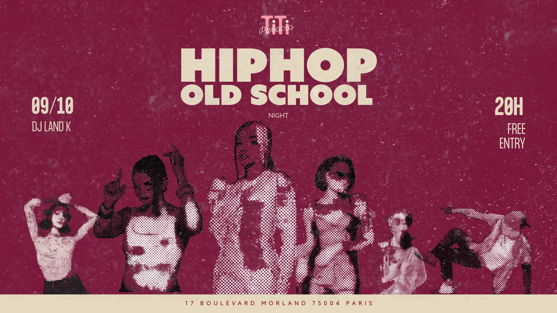 Hip Hop Old School Night Cover