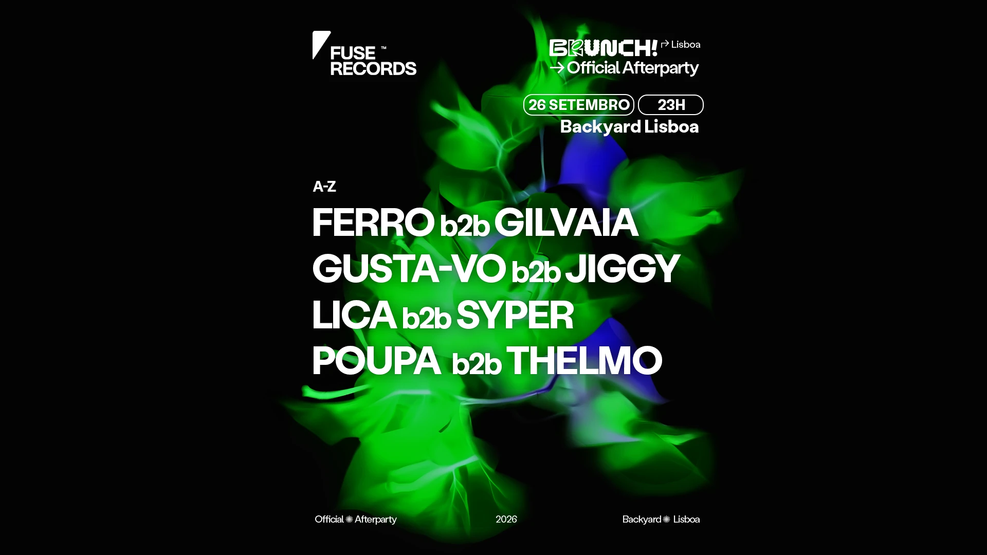 Brunch Electronik X Fuse Records: Official Afterparty Cover