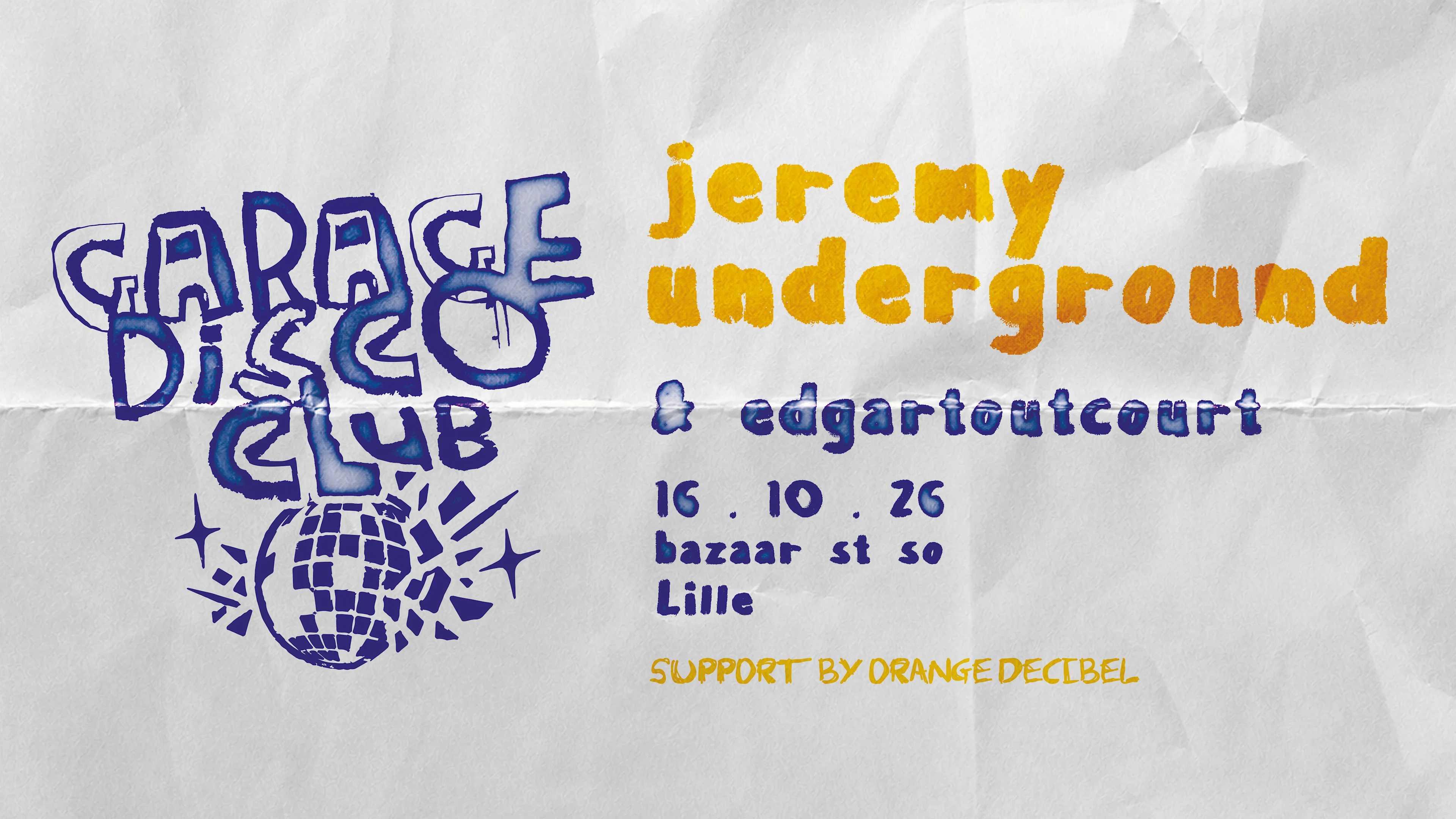 Garage Disco Club Vol. 5 - Jeremy Underground Cover
