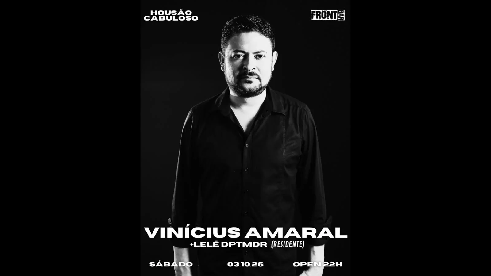 Housão Cabuloso Com Vinicius Amaral At Front Bar Cover