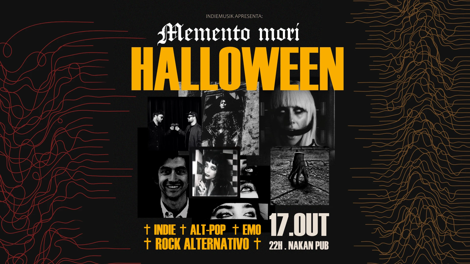 Indiemusik: Festa Halloween — Memento Mori | @Maceió Cover