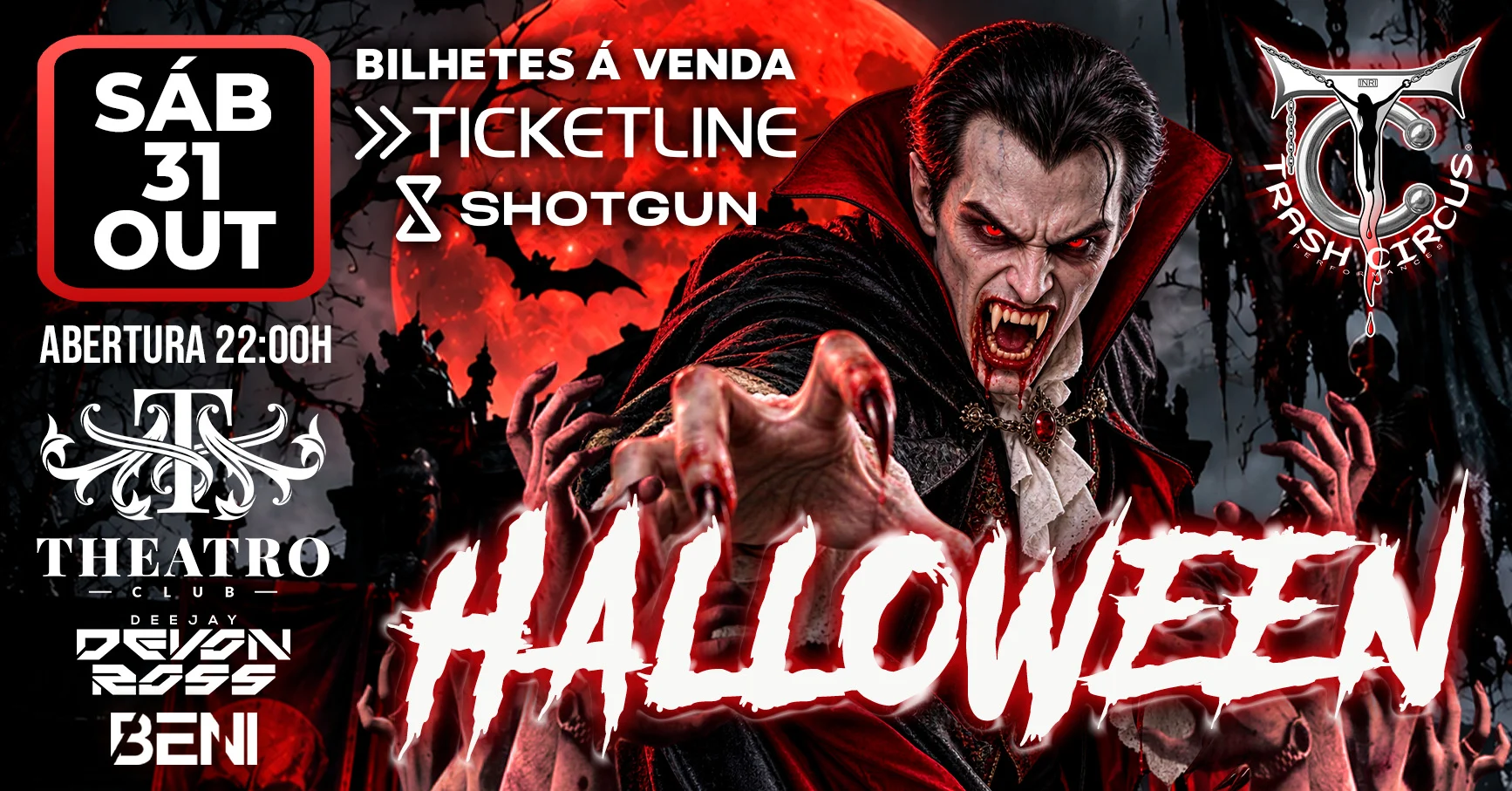 🩸🎃 Halloween Theatro Club 🎃🩸 Cover