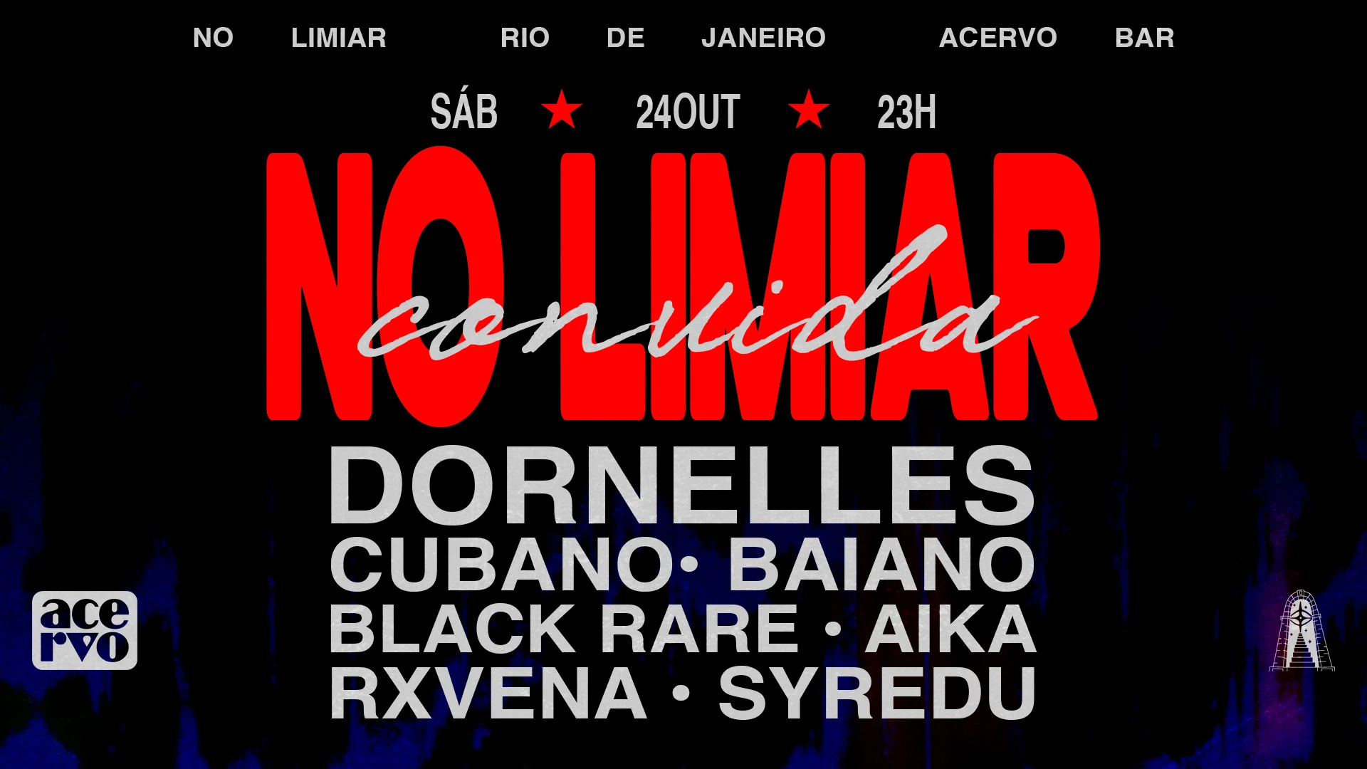 No Limiar Convida: Dornelles, Aika, Black Rare E + Cover