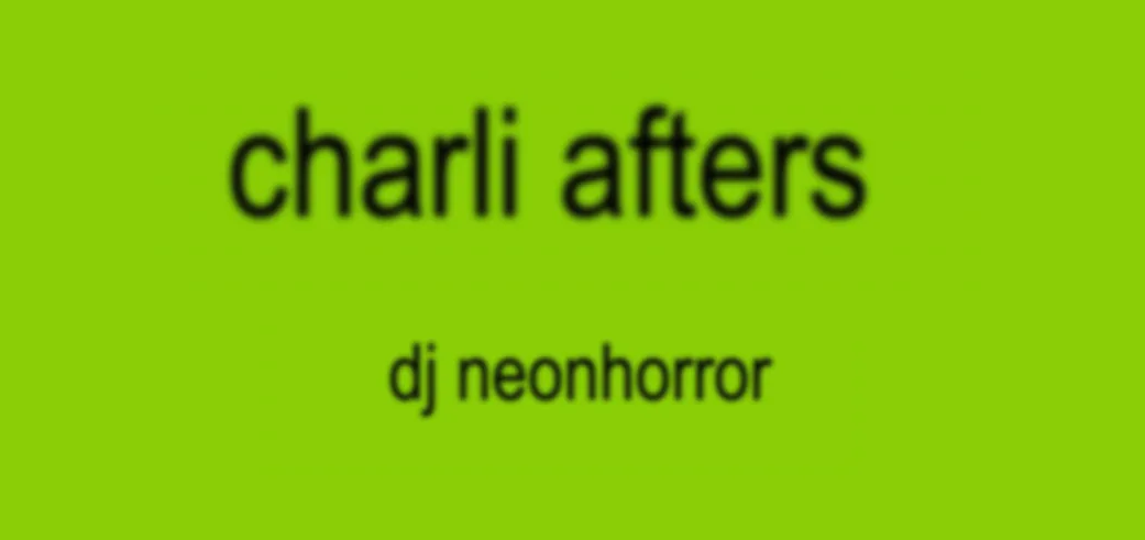 Charli Xcx Concert Afters W/ Dj Neonhorror Cover