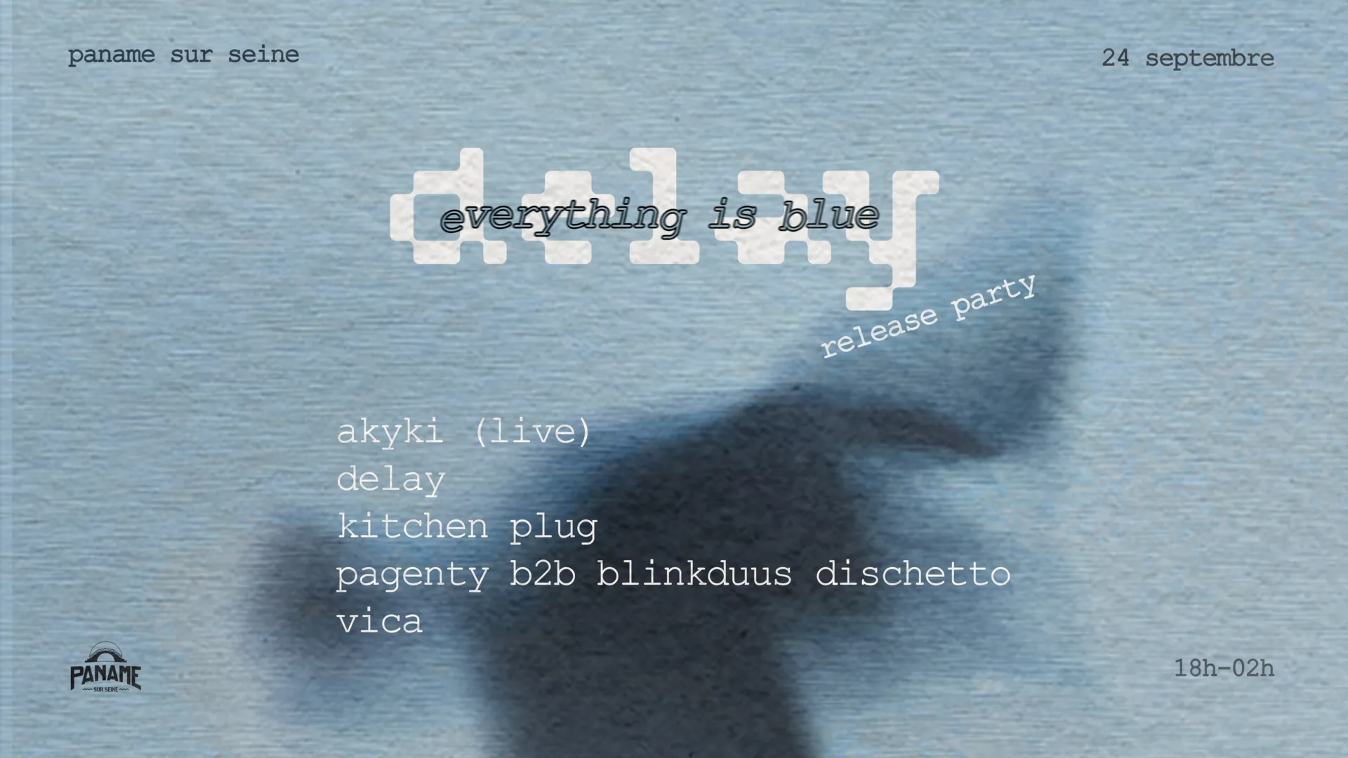 Release Party : Delay - Everything Is Blue Cover