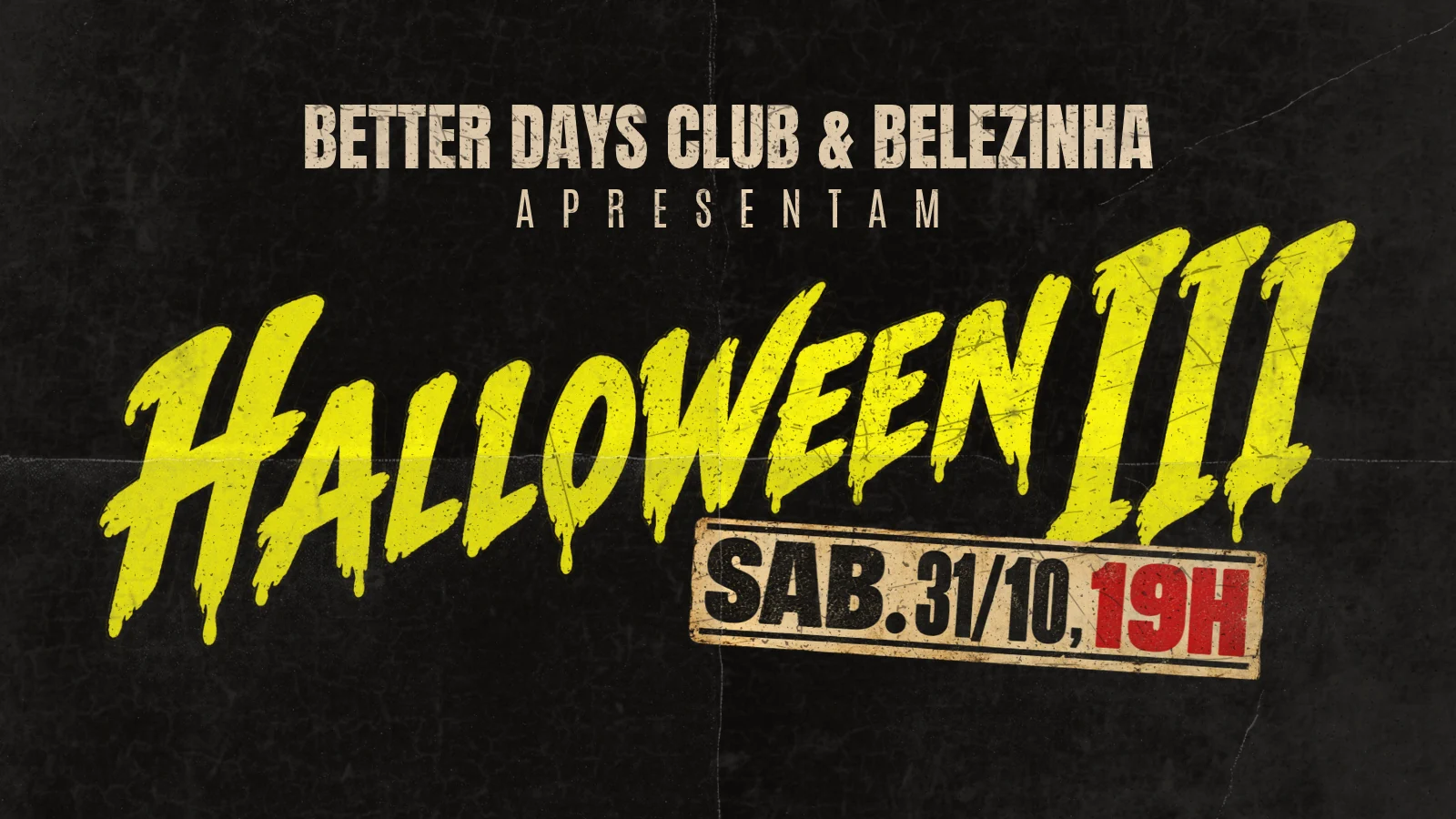 Better Days Club E Belezinha Em Halloween III Cover