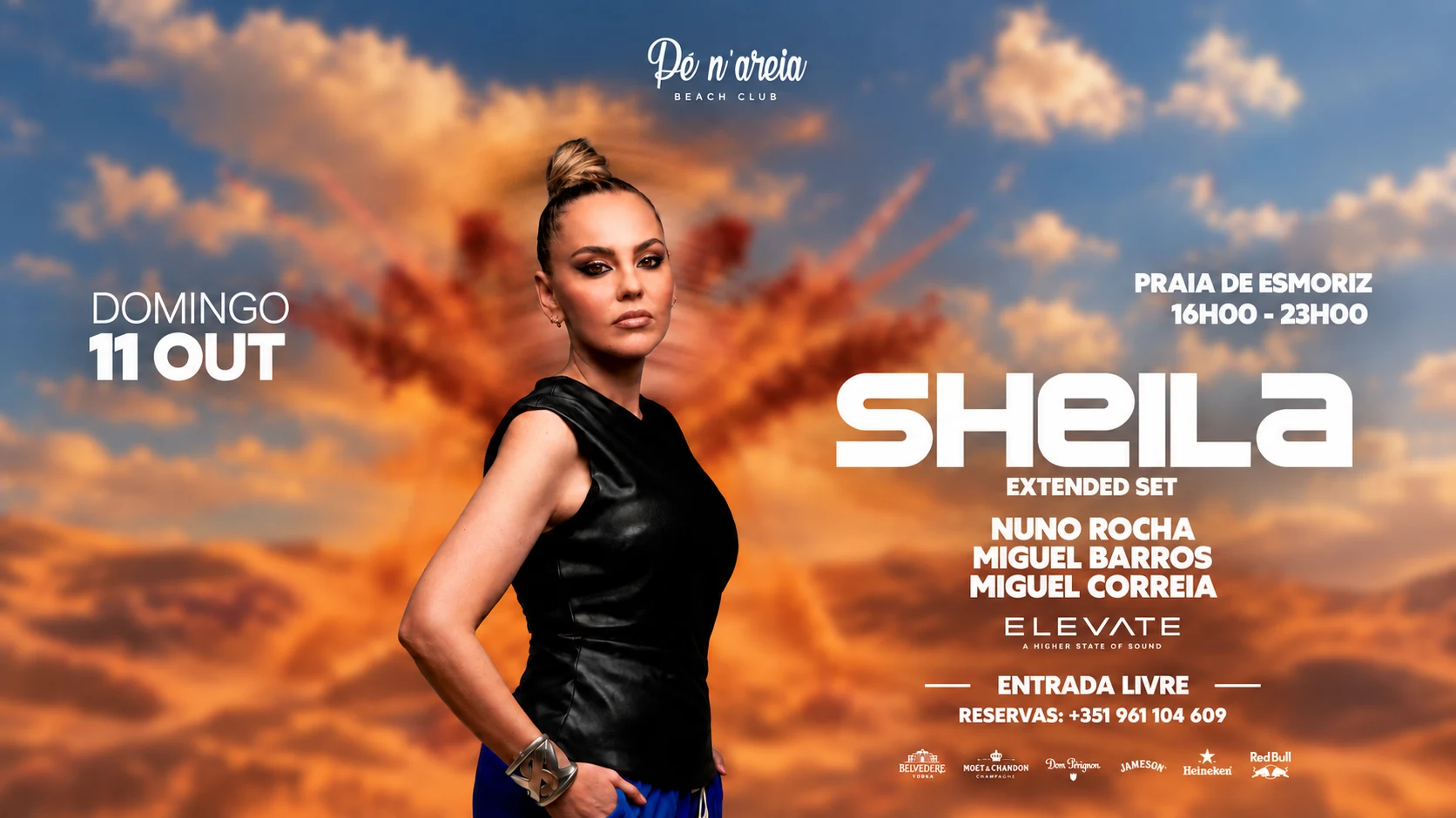 Sheila Pres. Elevate At Pé N' Areia Beach Club Cover