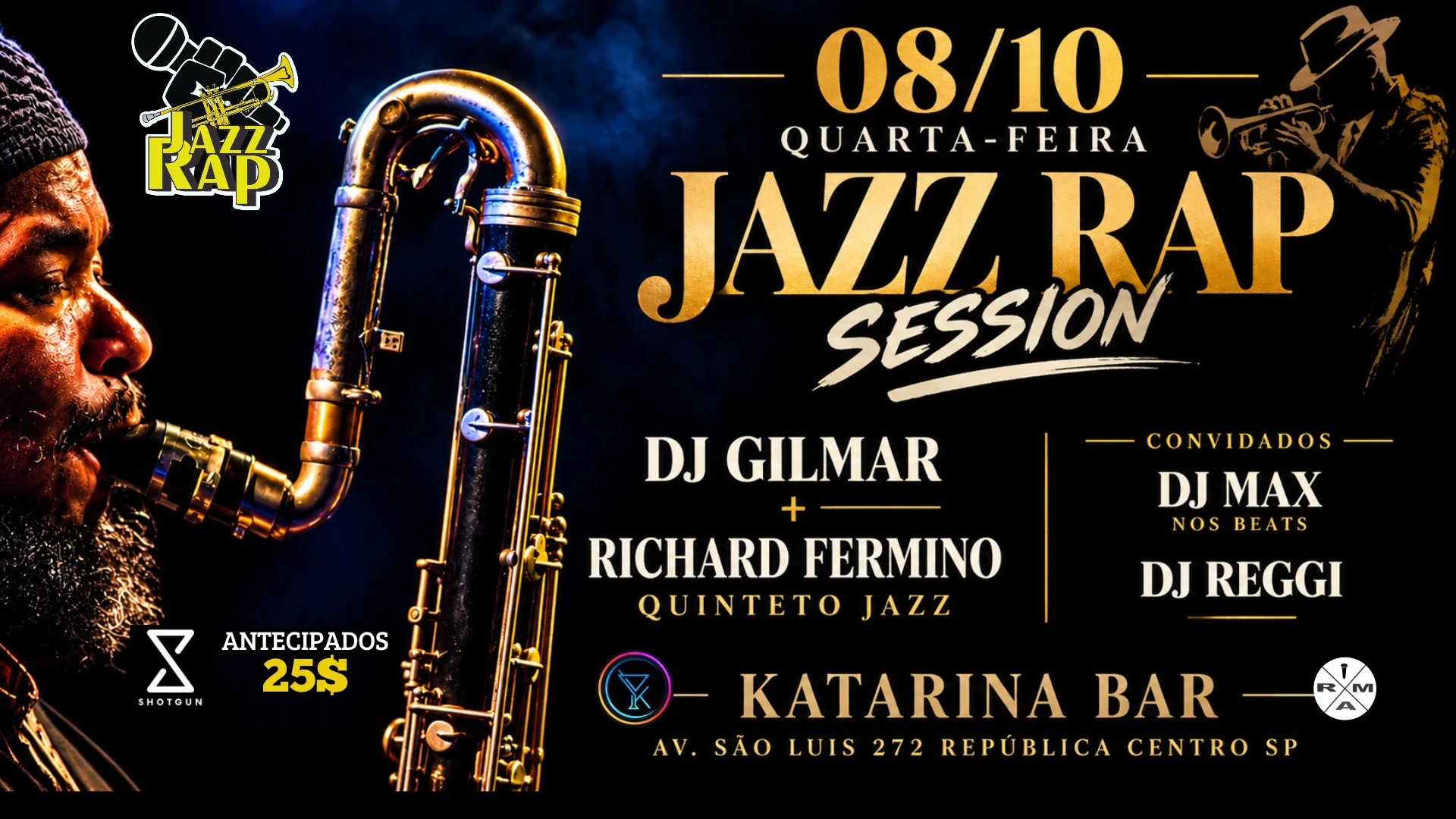 Jazz Rap Session   Dj Gilmar + Richard Fermino Quinteto Jazz Cover