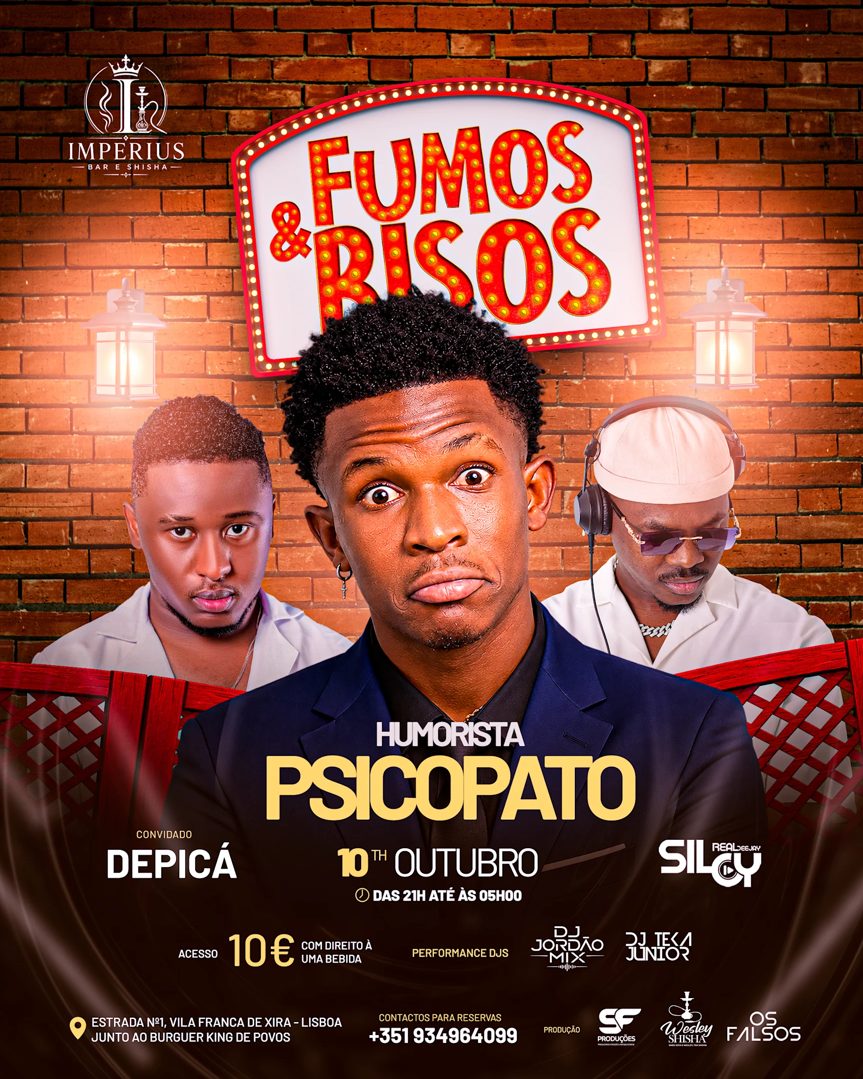 Fumos & Risos Com Humorista Psicopato Cover