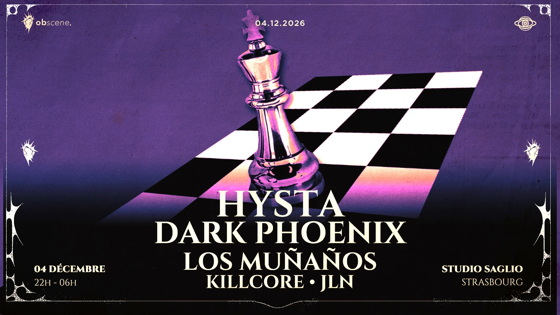 Obscene : Hysta - Dark Phoenix - Los Munanos - Killcore Cover