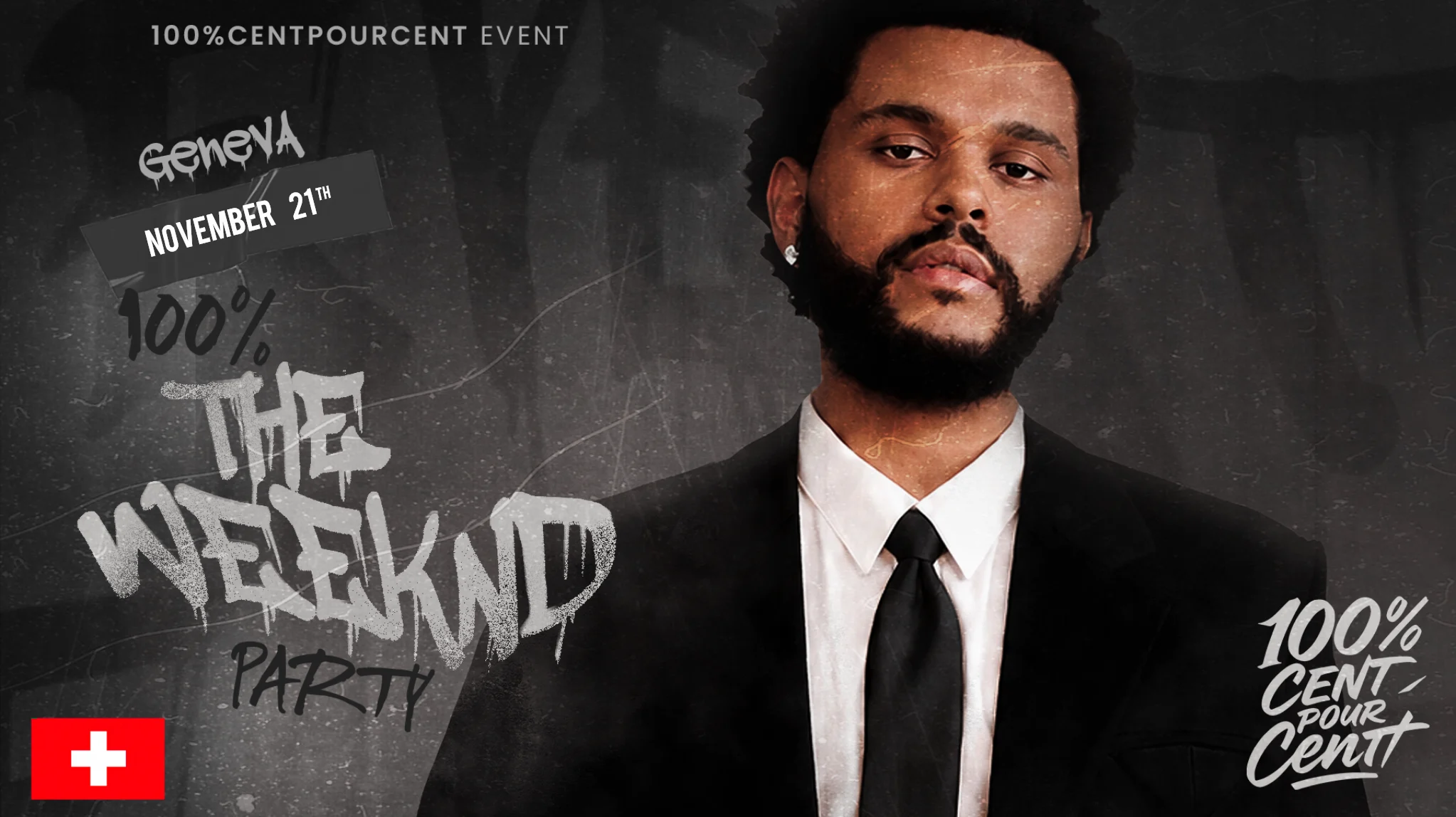 100% The Weeknd Party In Geneva !! Cover