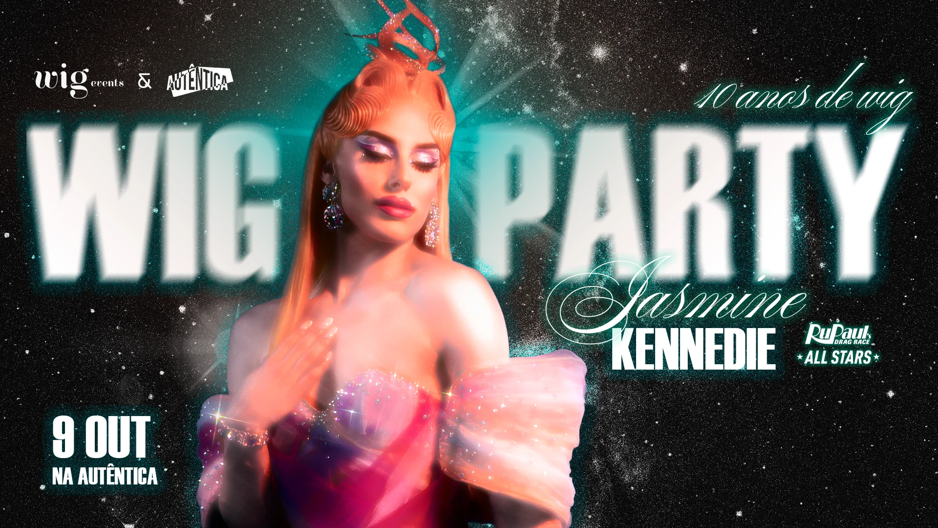 Wig Party Convida Jasmine Kennedie (Usa) Cover