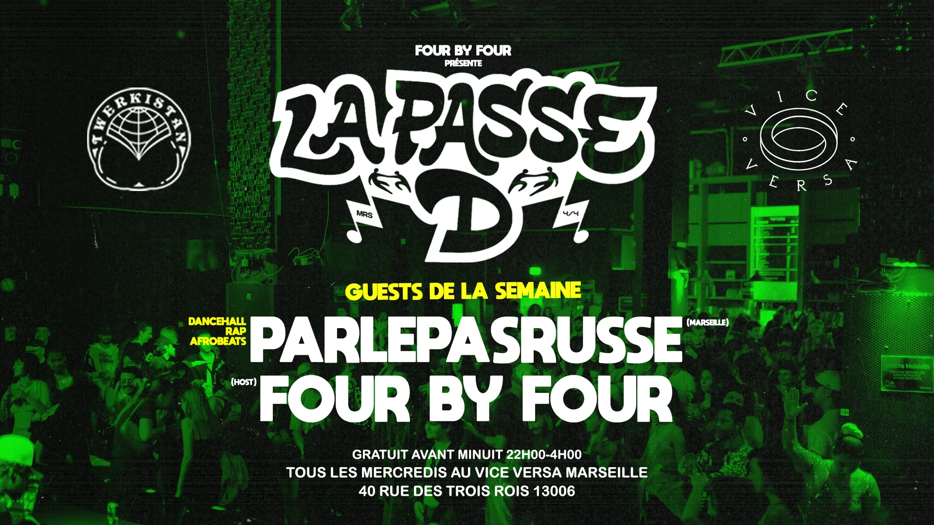 La Passe D : Parlepasrusse × Four By Four Cover