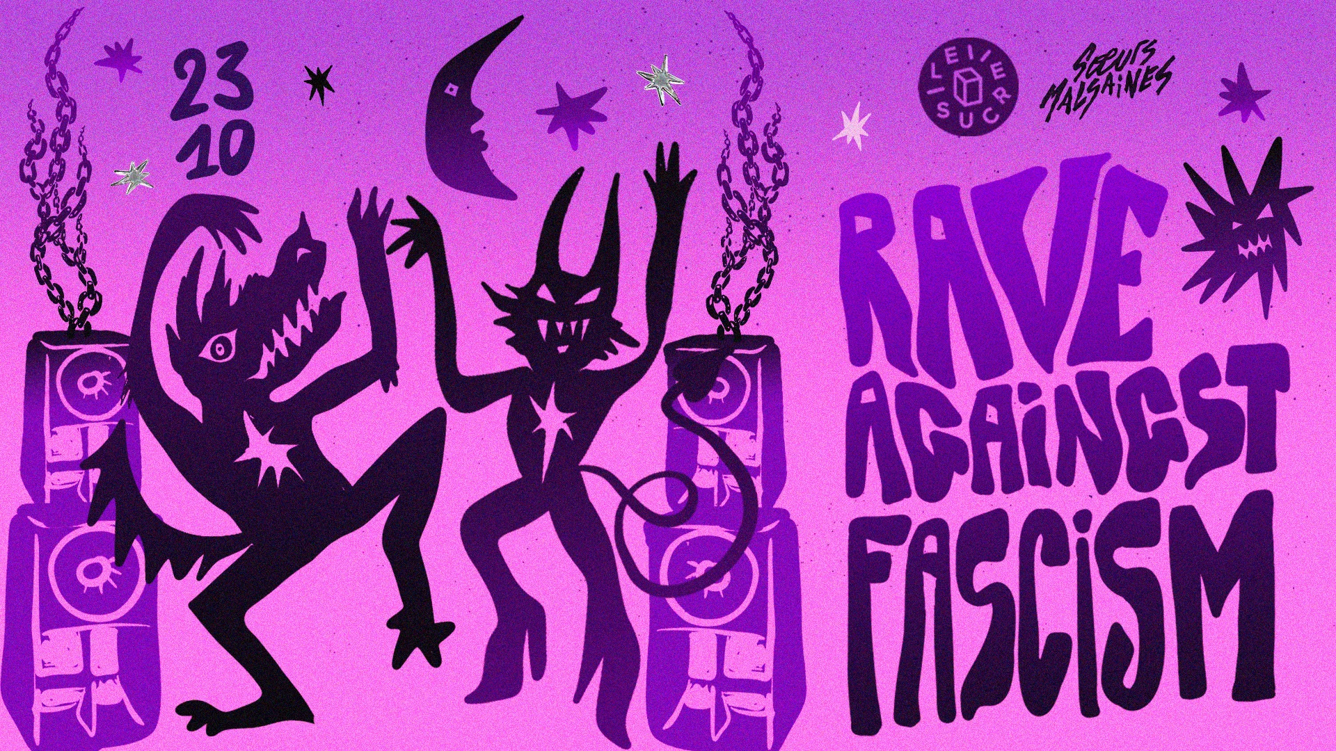 Soeurs Malsaines : Rave Against Fascism Cover