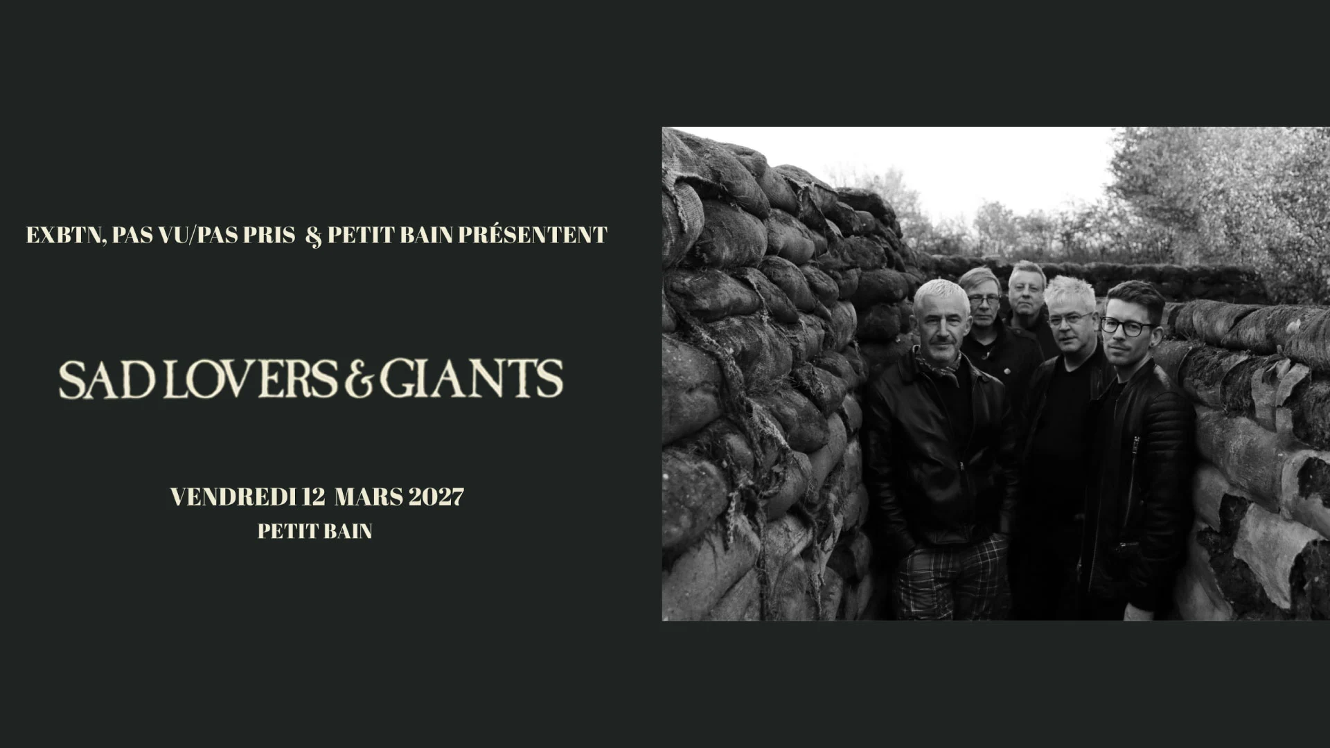 Sad Lovers & Giants Cover