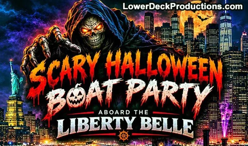 Scary Halloween Boat Party Cover
