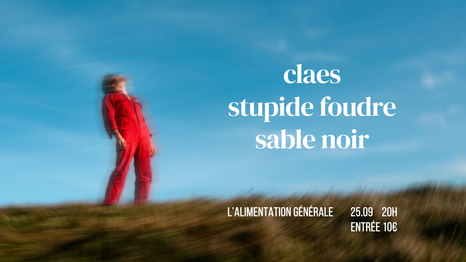 Stupide Foudre - Claes - Sable Noir Cover