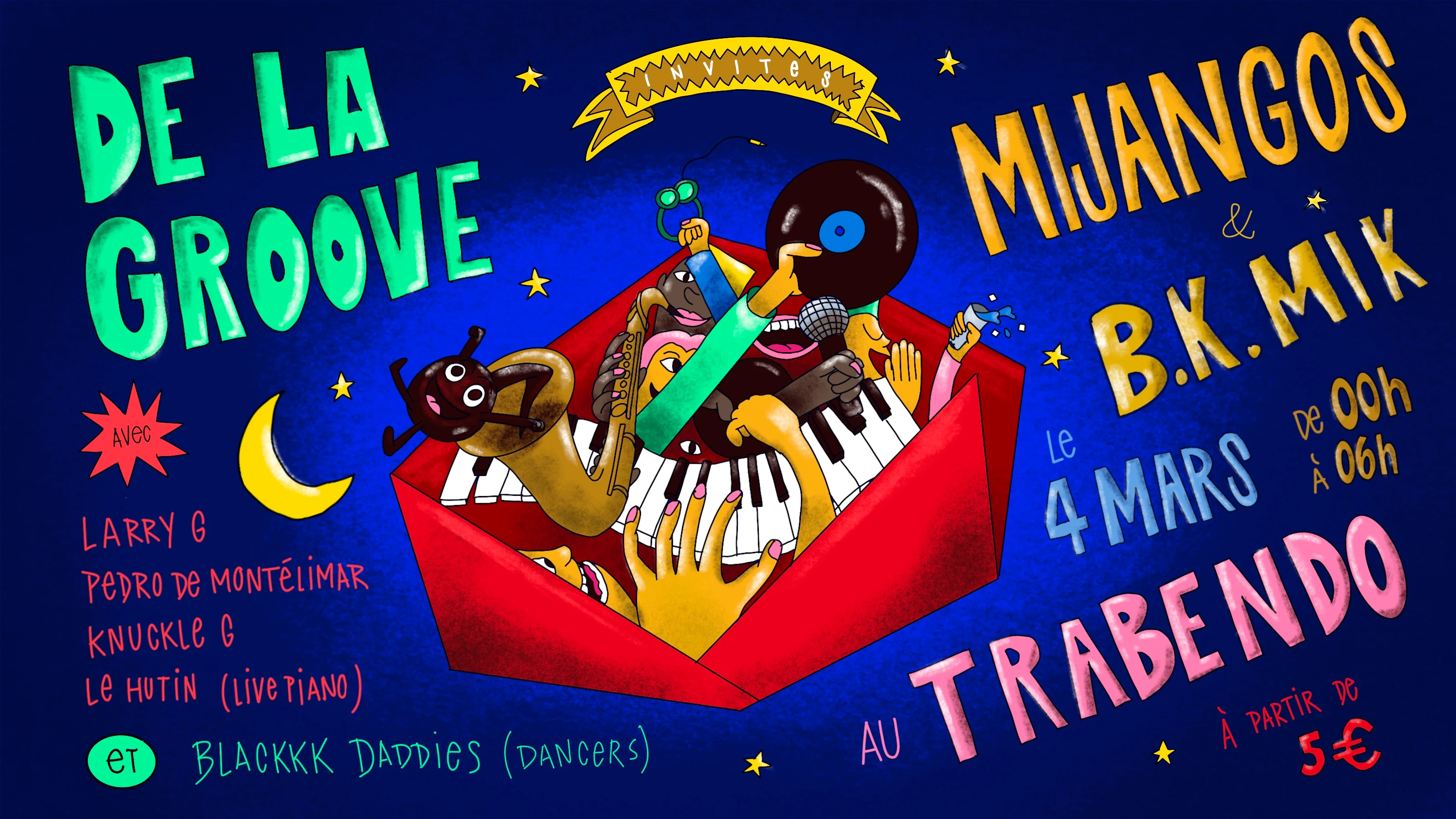 De La Groove X 04/03/2023 X Trabendo Cover