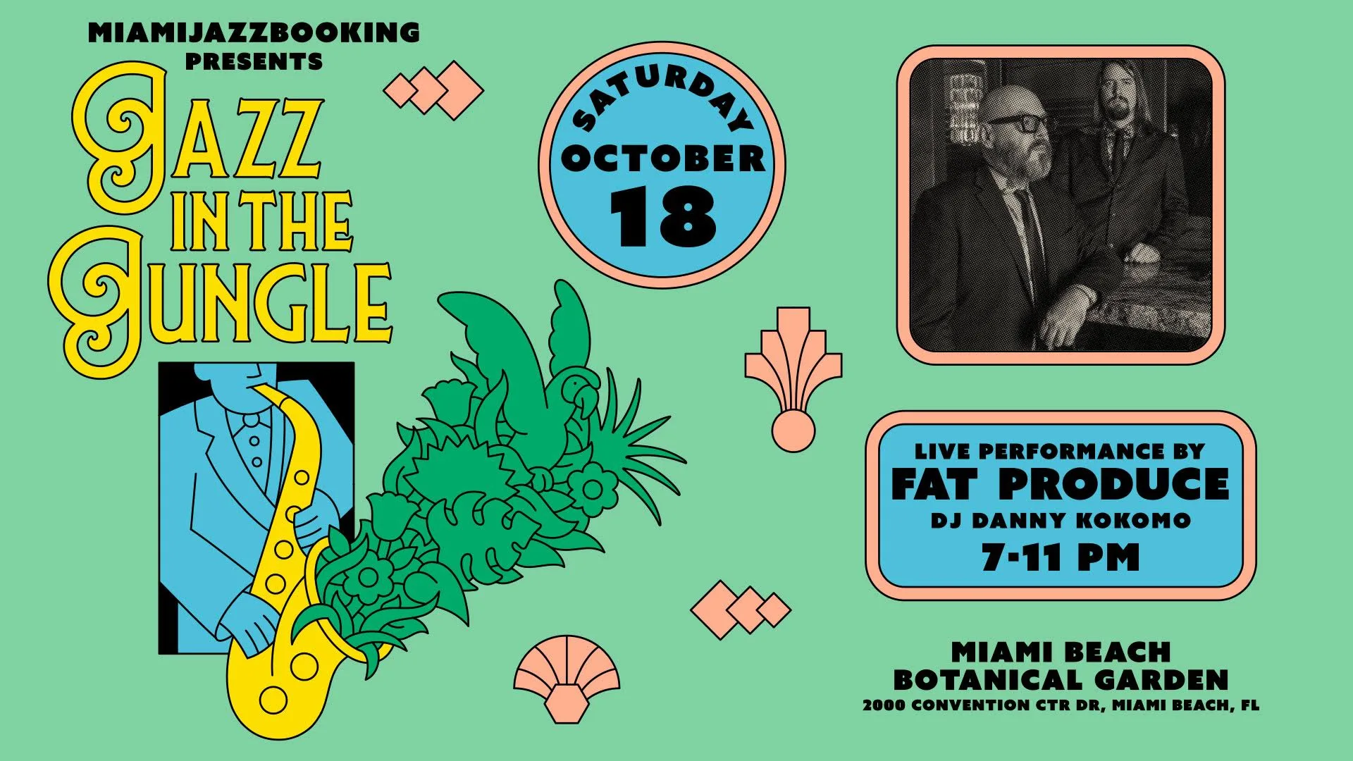 Jazz In The Jungle Featuring Fat Produce & Dj Danny Kokomo Cover