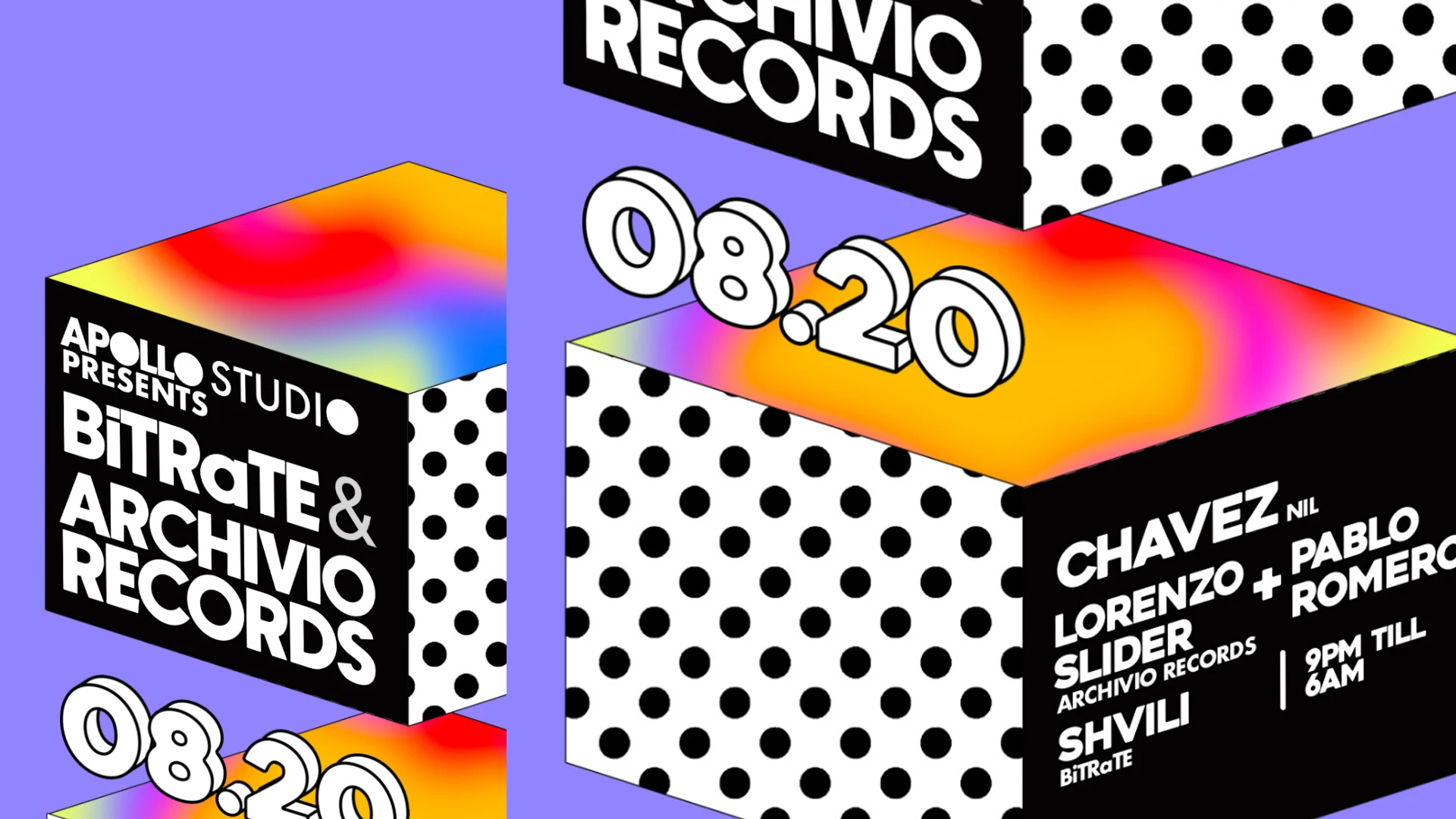 Bitrate & Archivio Recs At Apollo Studio Cover