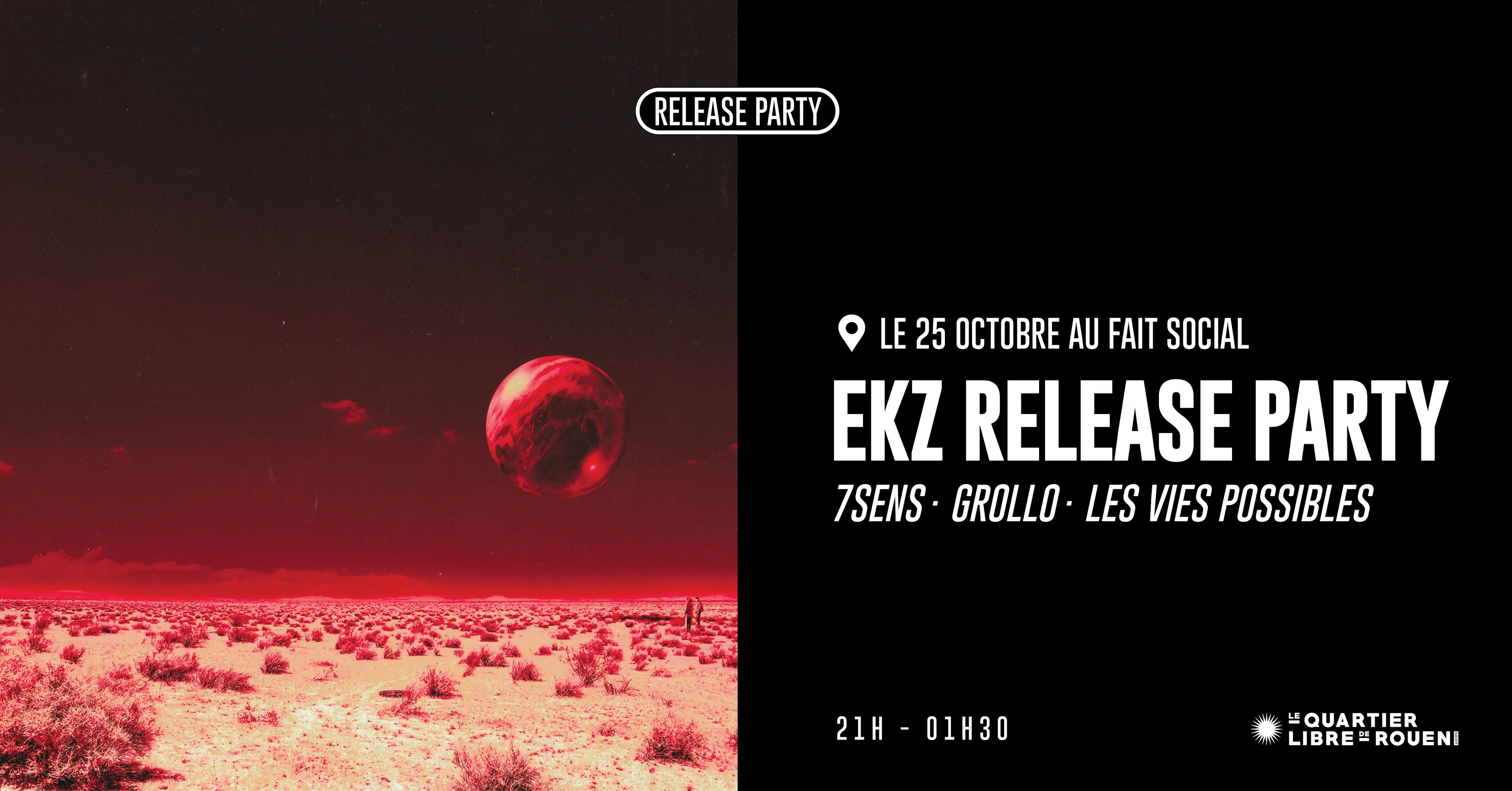 Ekz Release Party (W/ Grollo · 7sens · Les Vies Possibles) Cover