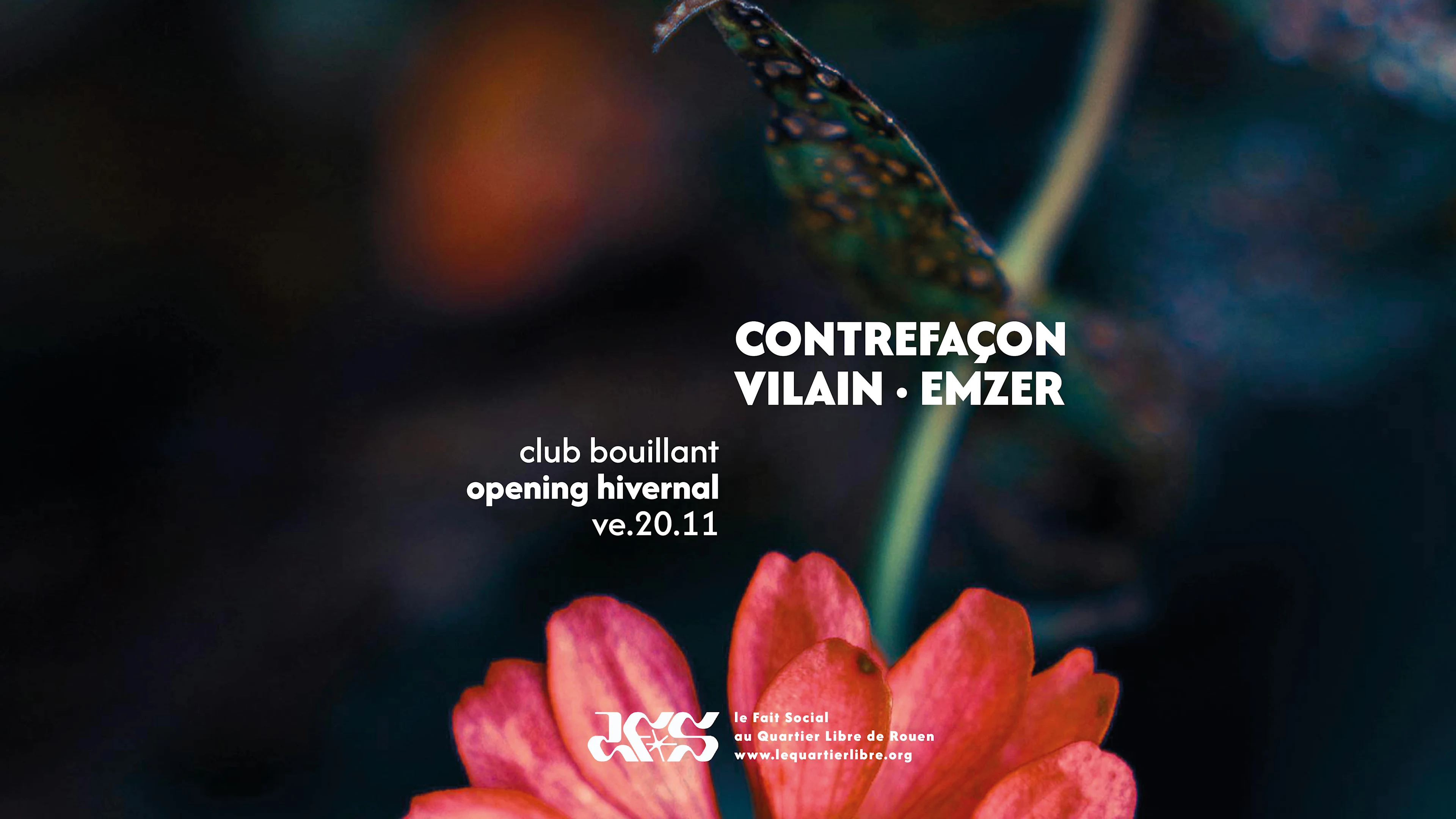 Club Bouillant Opening Hivernal - Contrefaçon, Vilain, Emzer Cover