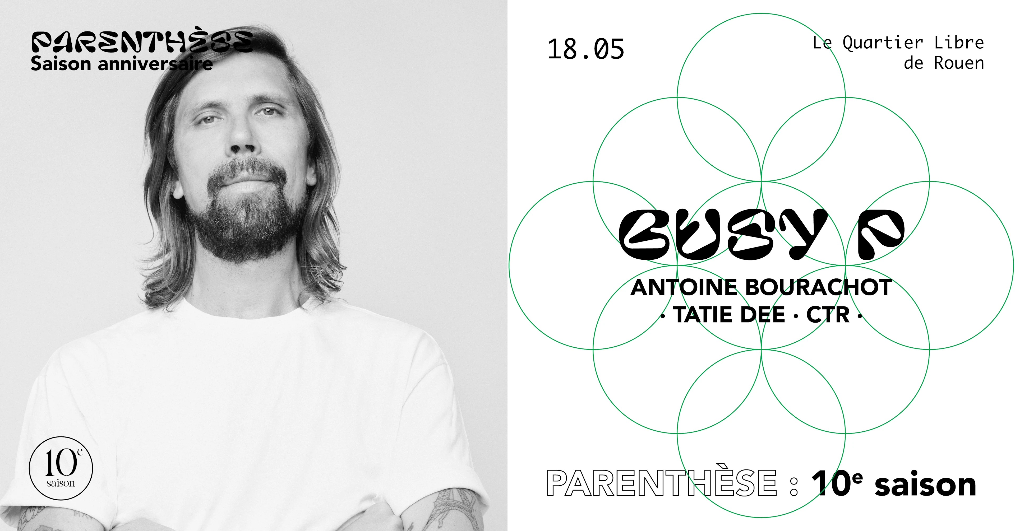 Parenthèse - Busy P · Tatie Dee · Antoine Bourachot · Ctr Cover