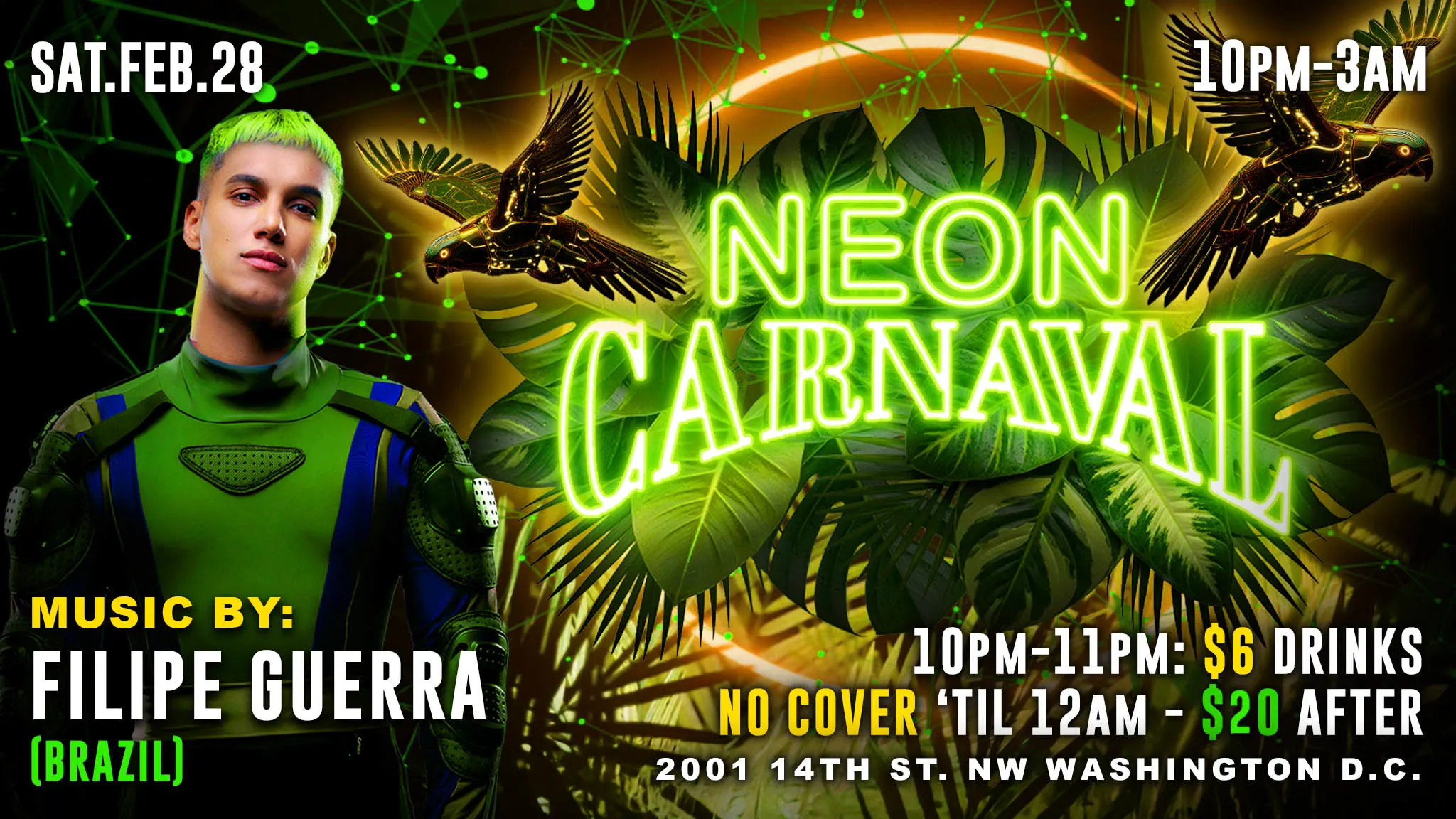 Neon Carnaval With Filipe Guerra Cover