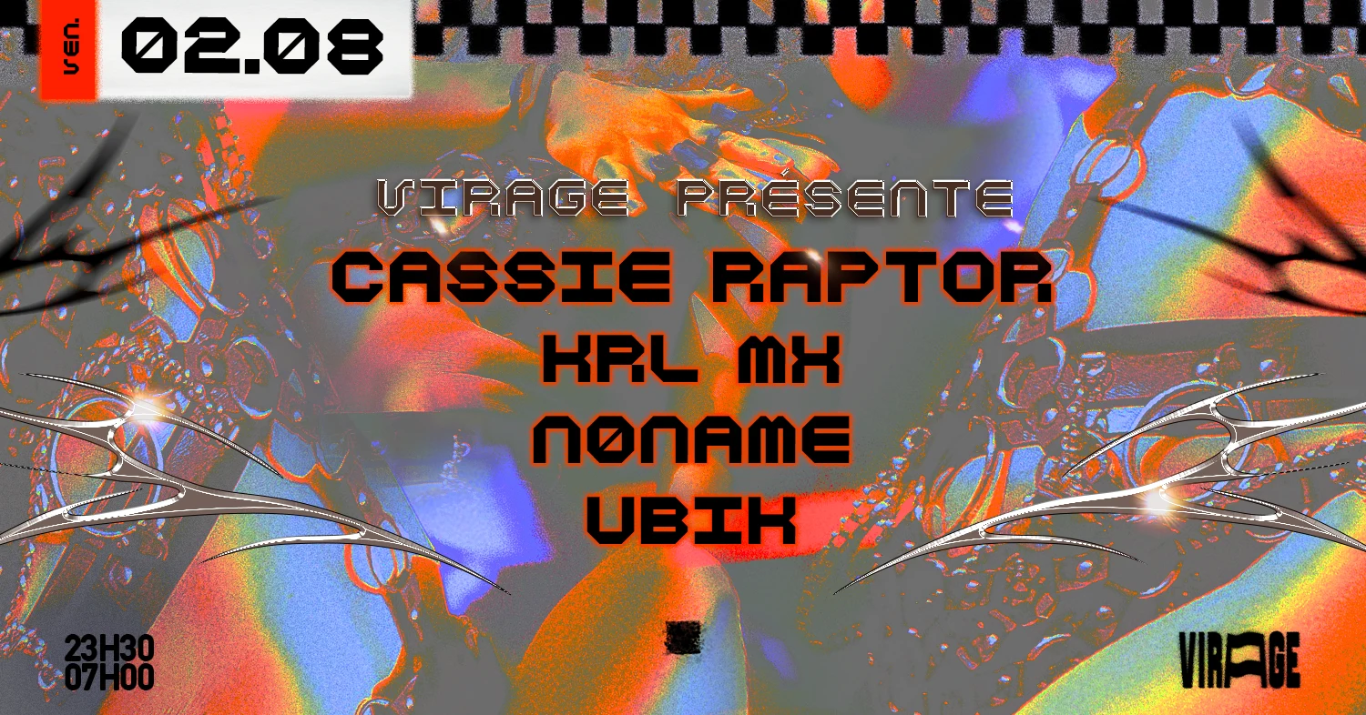 Virage Présente : Cassie Raptor, Krl MX, Nøname, Ubik Cover