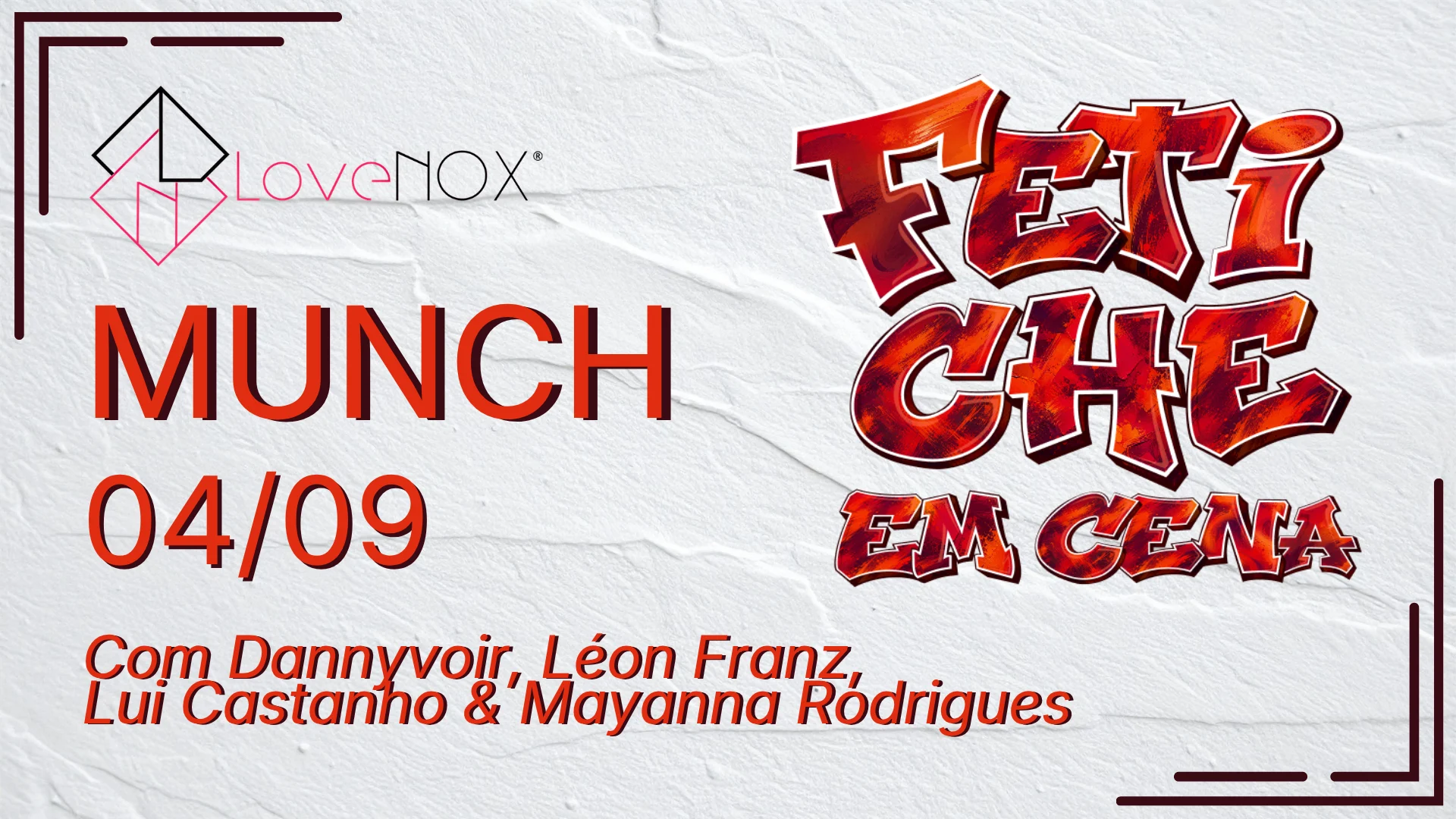 04/09 - Munch: Fetiche Em Cena Cover