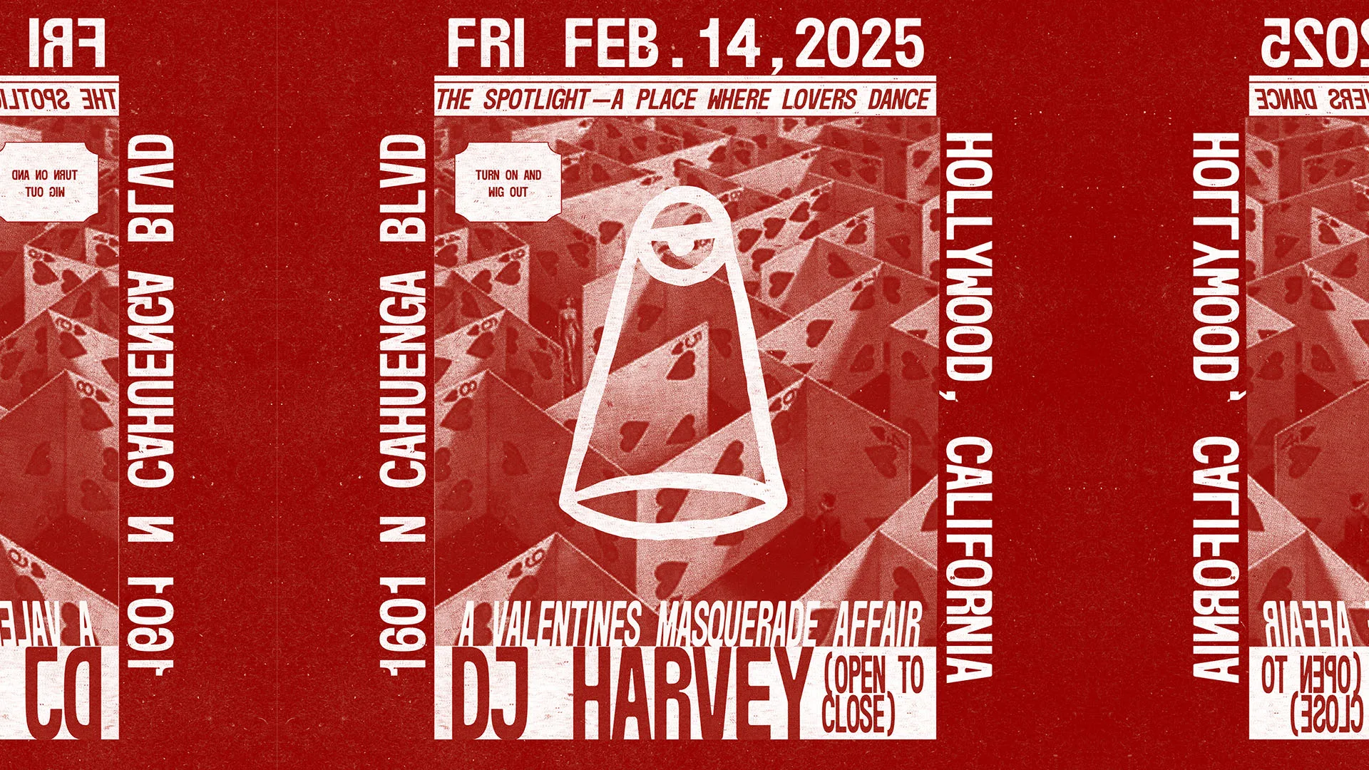 Dj Harvey (Open To Close) - A Valentines Masquerade Affair Cover