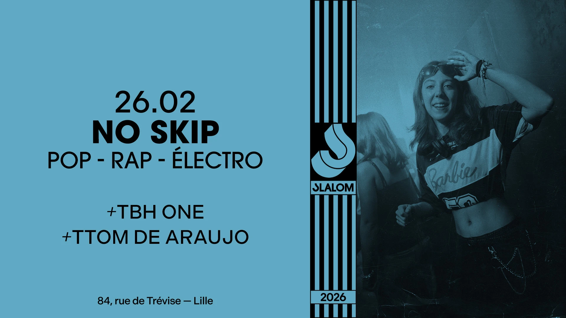 Slalom : No Skip - Pop, Rap, Electro [Gratuit Av. 01h] Cover