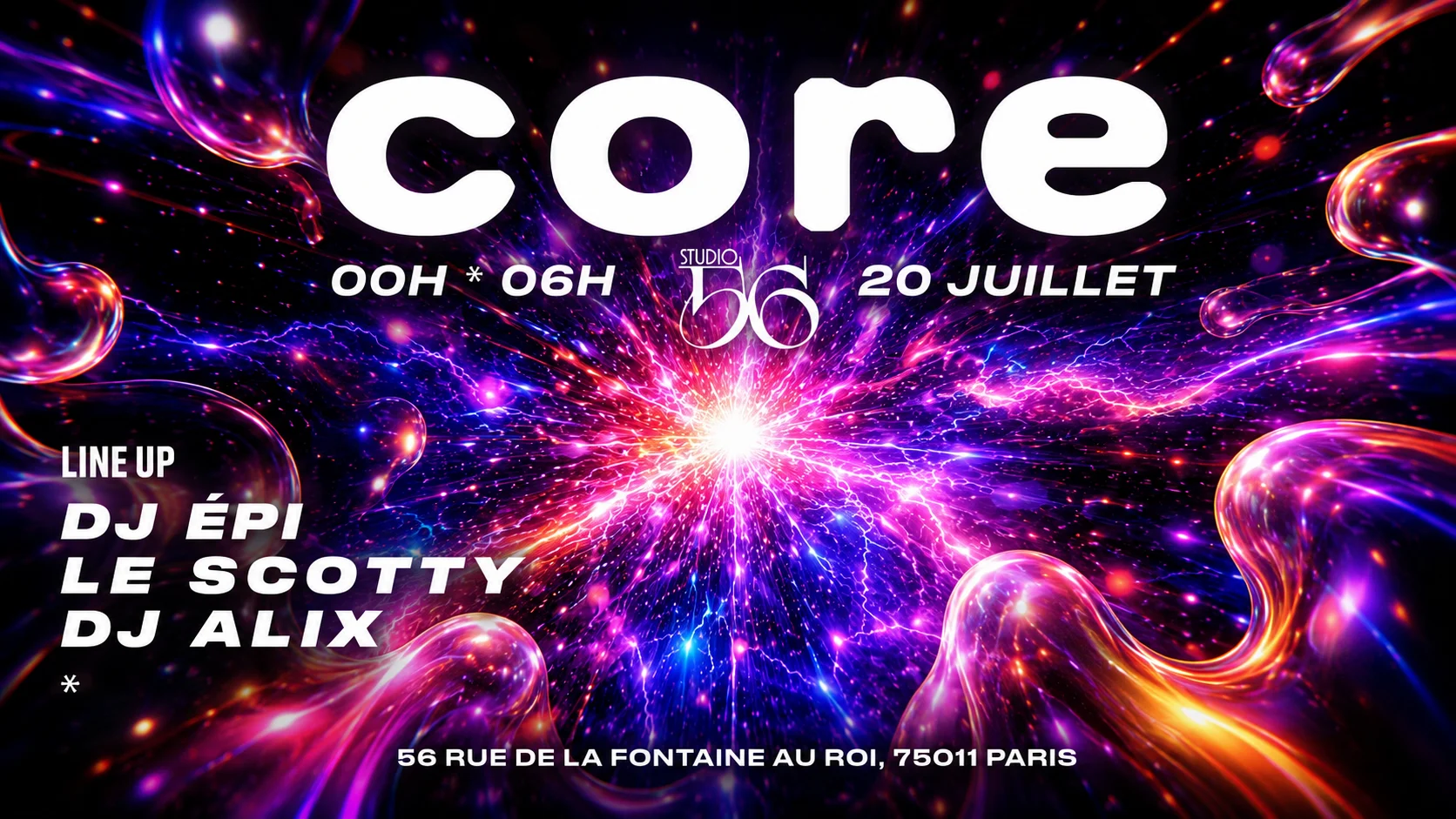 Core W/ Dj Épi , Le Scotty , Alix Cover