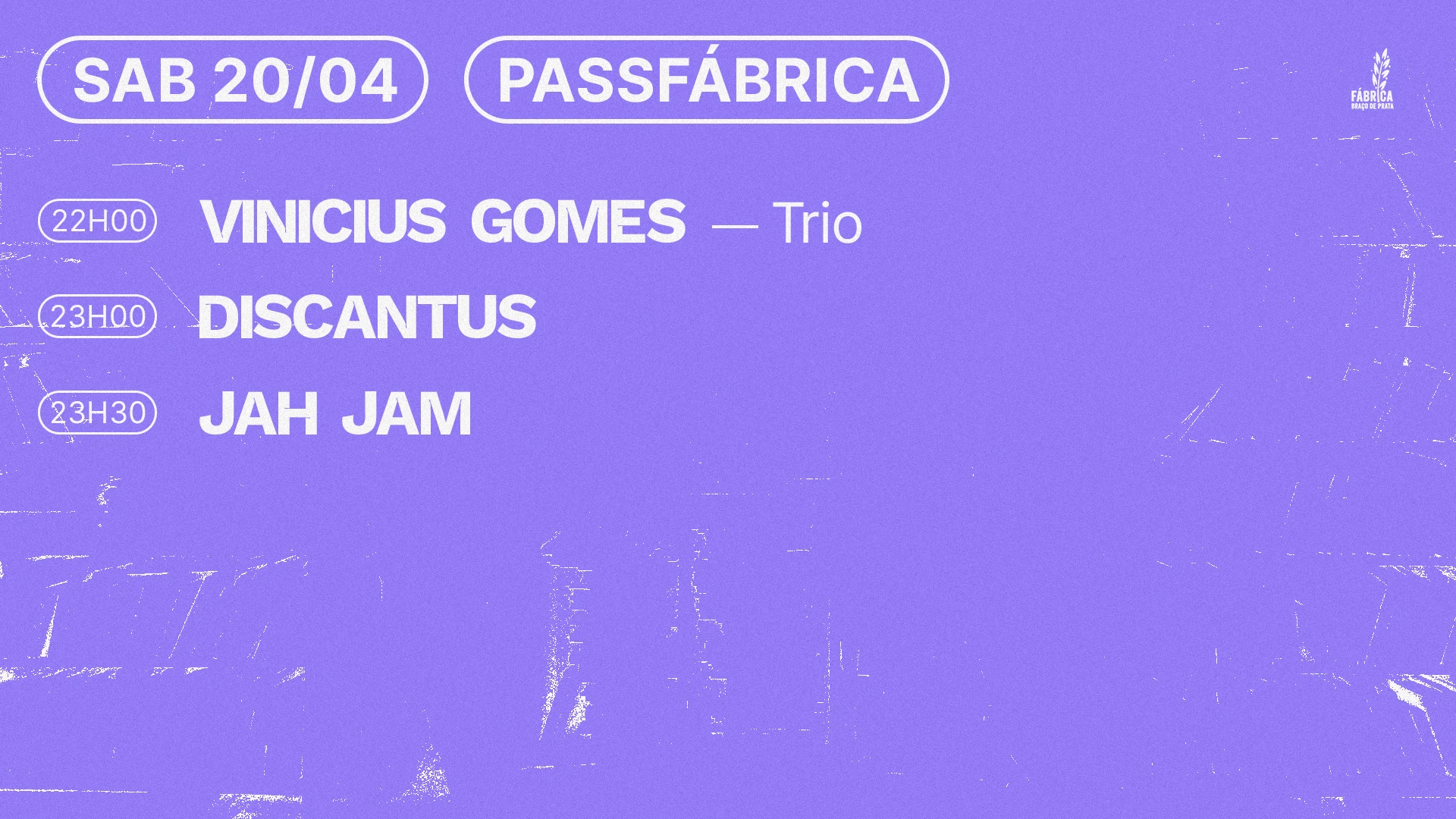 Passfábrica - Sábado 20/04 Cover
