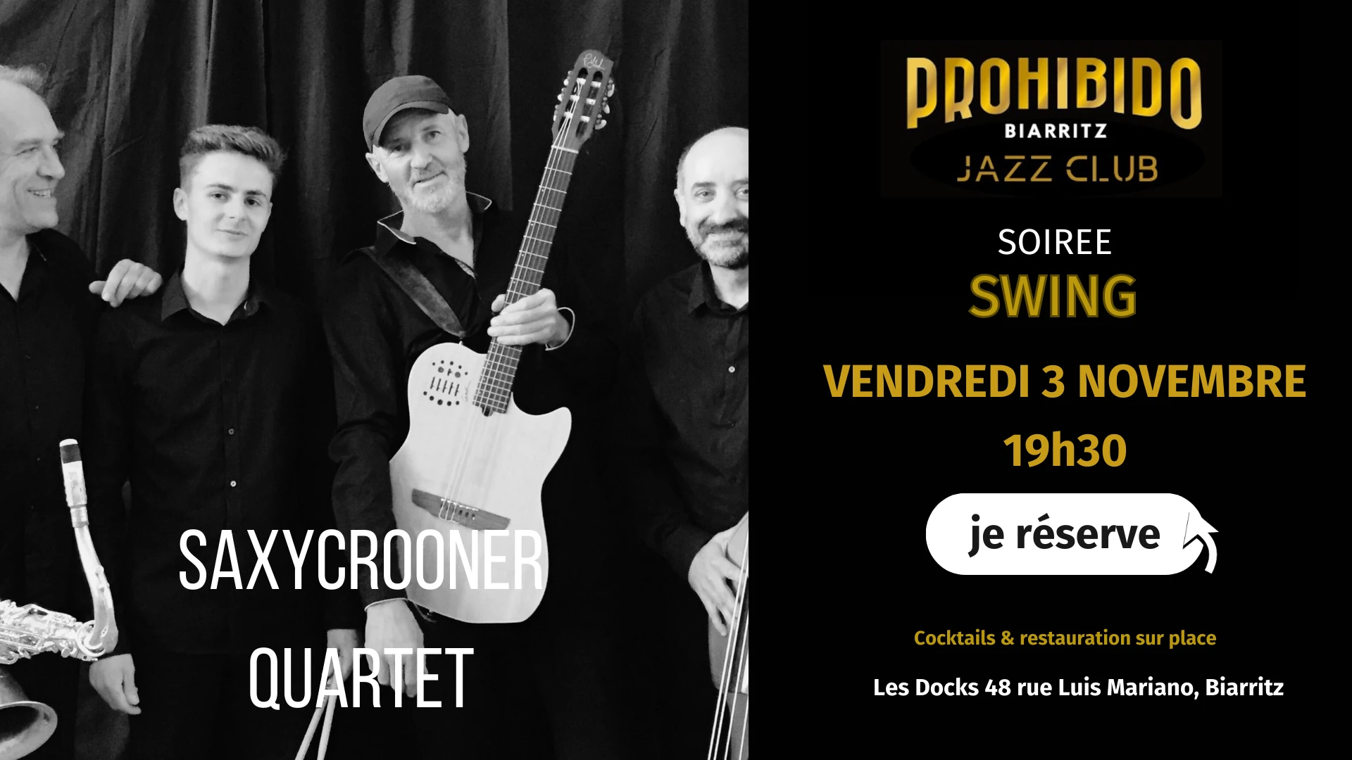 Soirée Saxycrooner Quartet 03/11 Cover