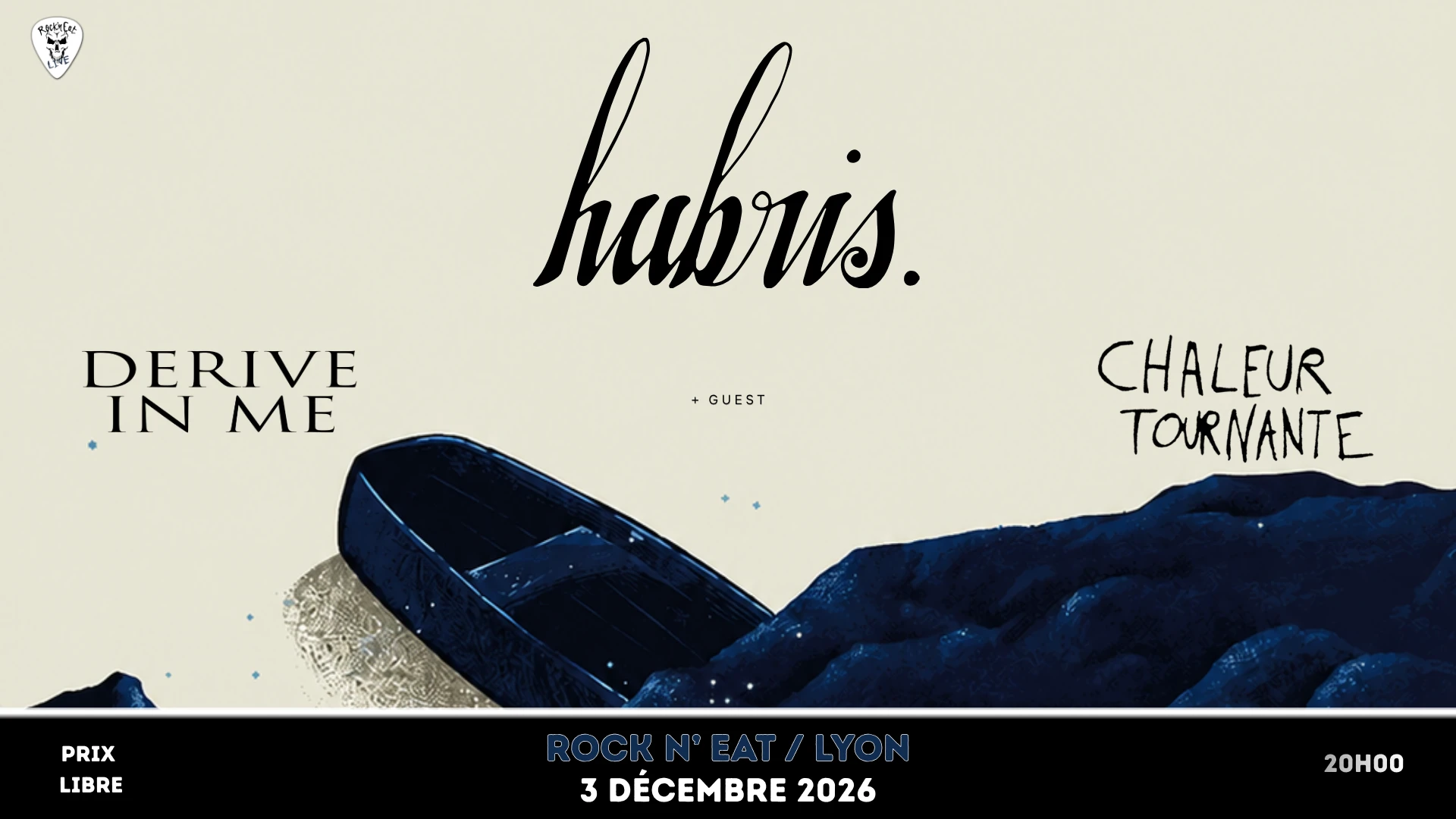 Hubris + Derive In Me + Chaleur Tournante Cover