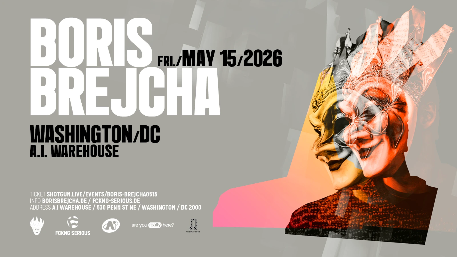 Boris Brejcha - Usa Tour 2026 Cover