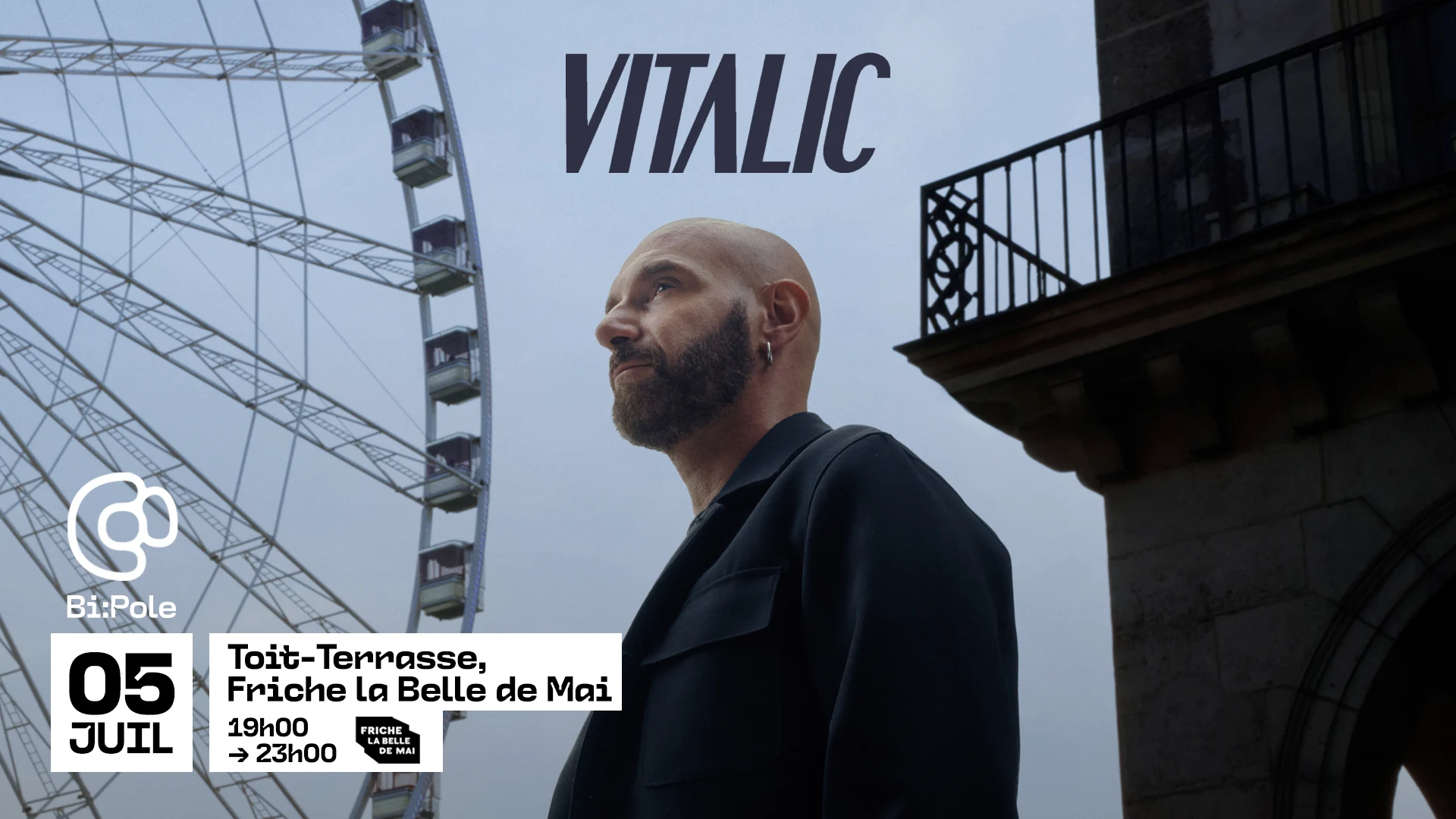 Vitalic (Dj Set) @ Toit-Terrasse - Friche La Belle De Mai Cover