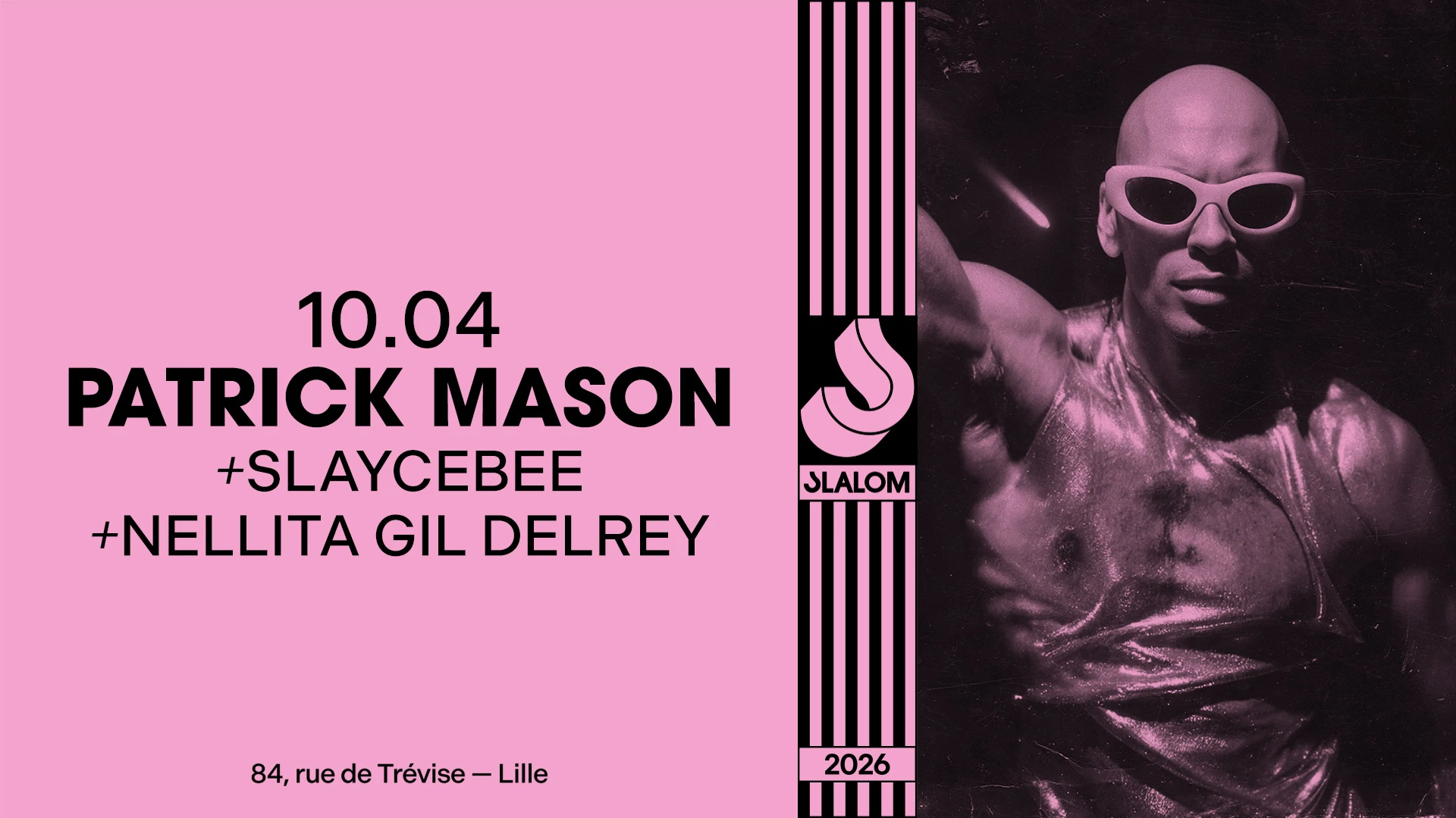 Slalom : Patrick Mason • Nellita Gil Delrey • Slaycebee Cover