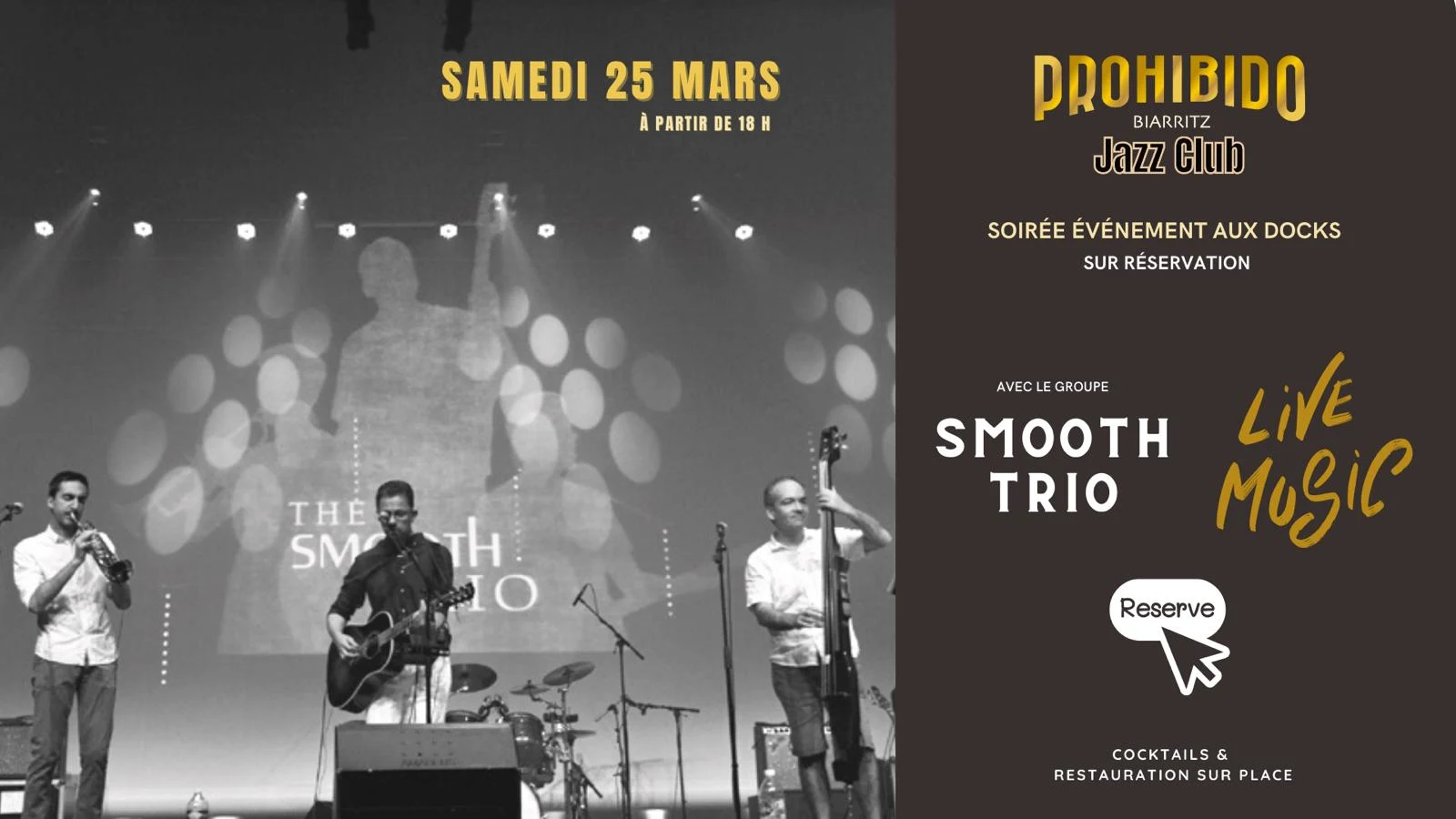 Le Groupe Smooth Trio Jazz Le 25 Avril Cover