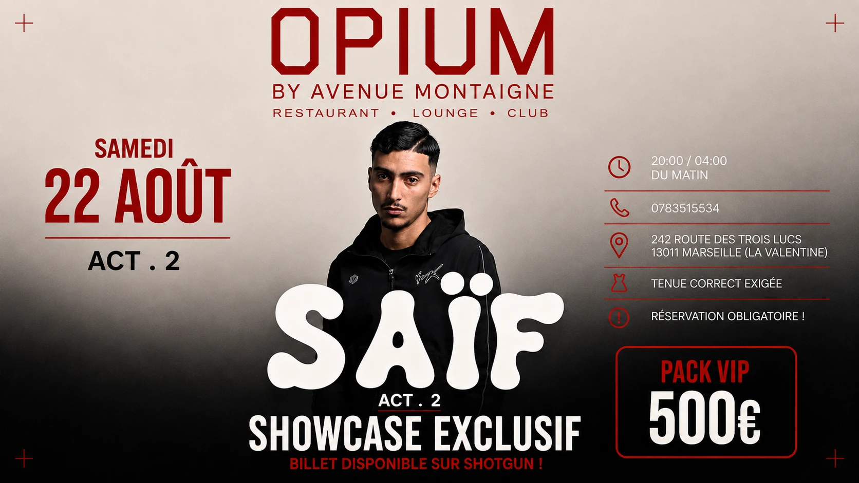 Showcase Saïf Opium Cover