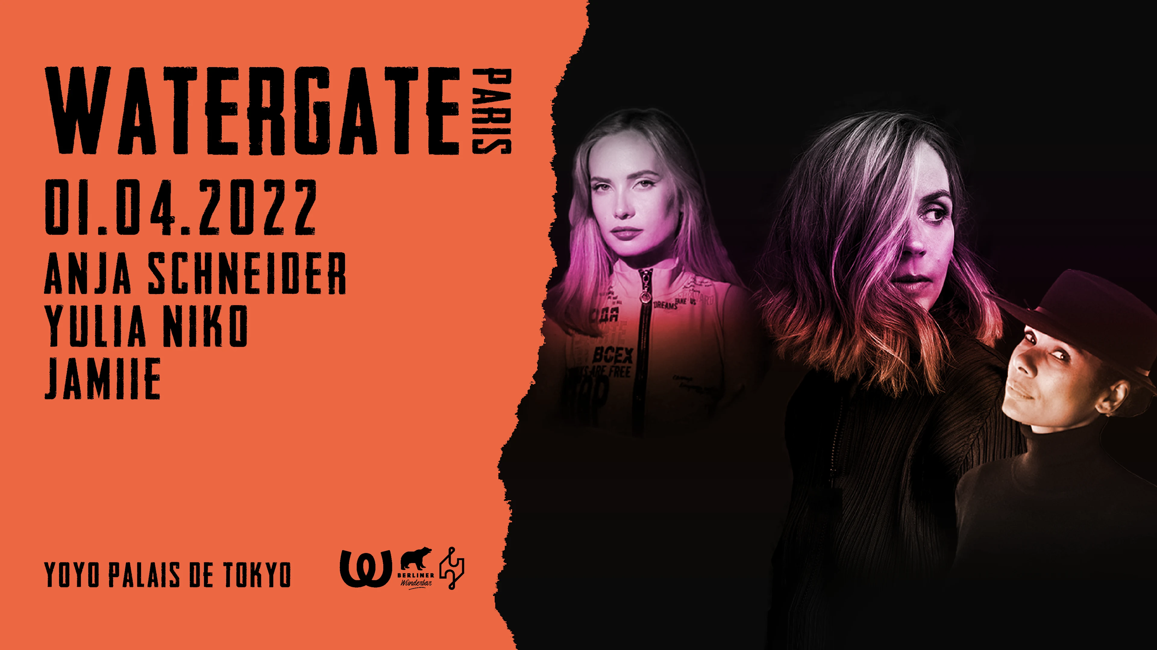 Watergate Label Showcase W/ Anja Schneider, Yulia Niko, Jamiie Cover