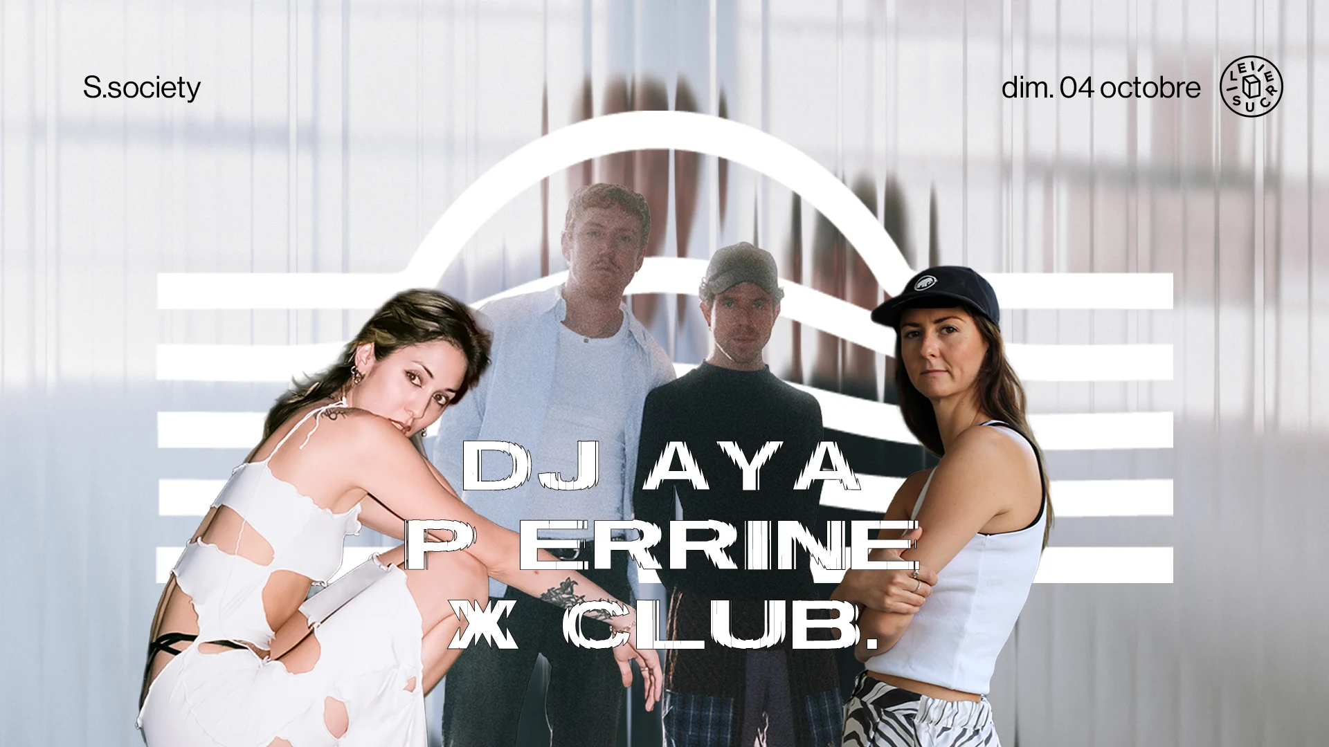 S.Society : Dj Aya, P Errine, X Club. Cover