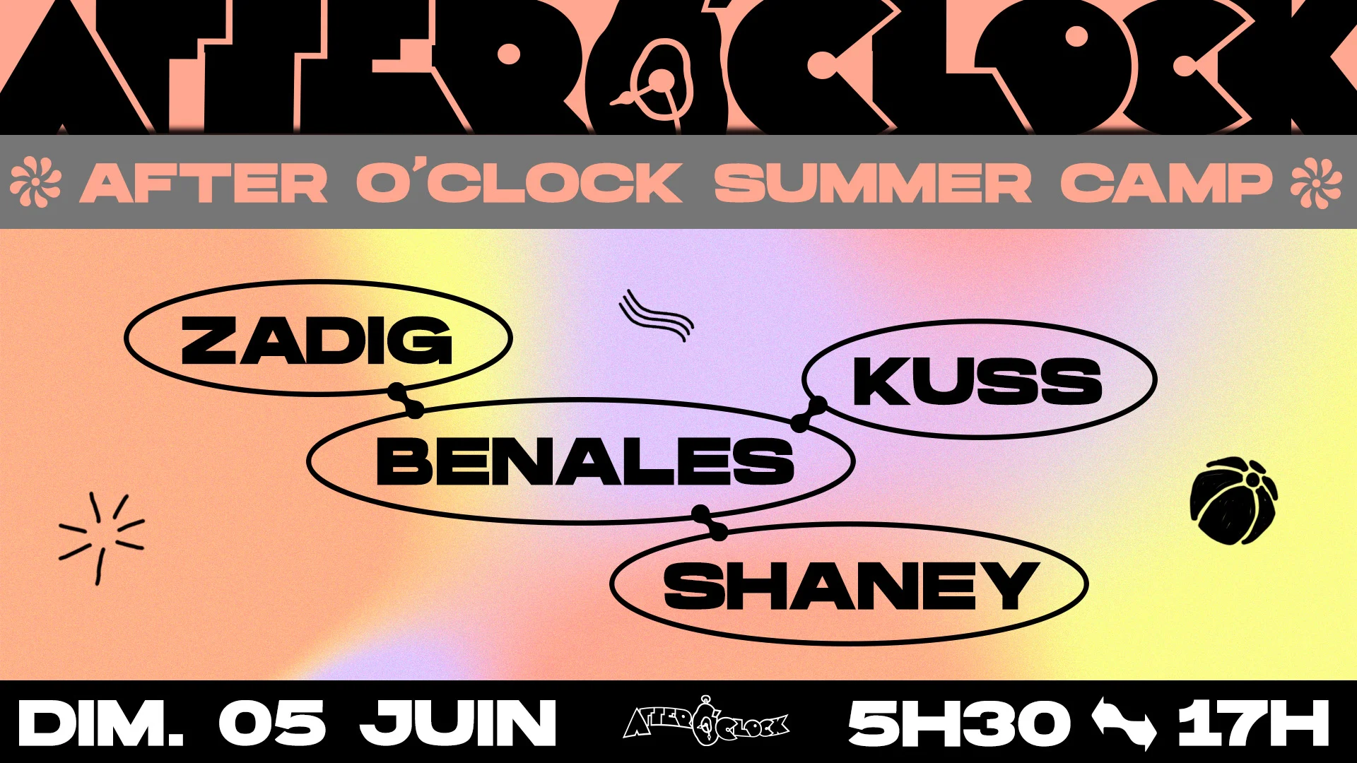After O'clock Summer Camp :  Zadig, Benales, Kuss, Shaney Cover