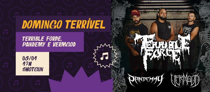 Domingo Terrível Com Terrible Force Cover