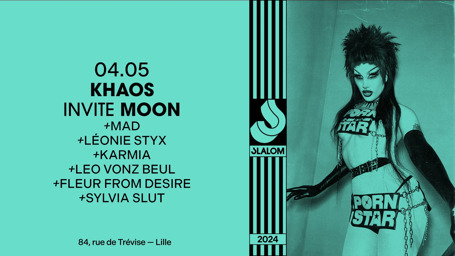 Slalom : Khaos Inv. Moon • Mad • Léonie Styx • Karmia Cover